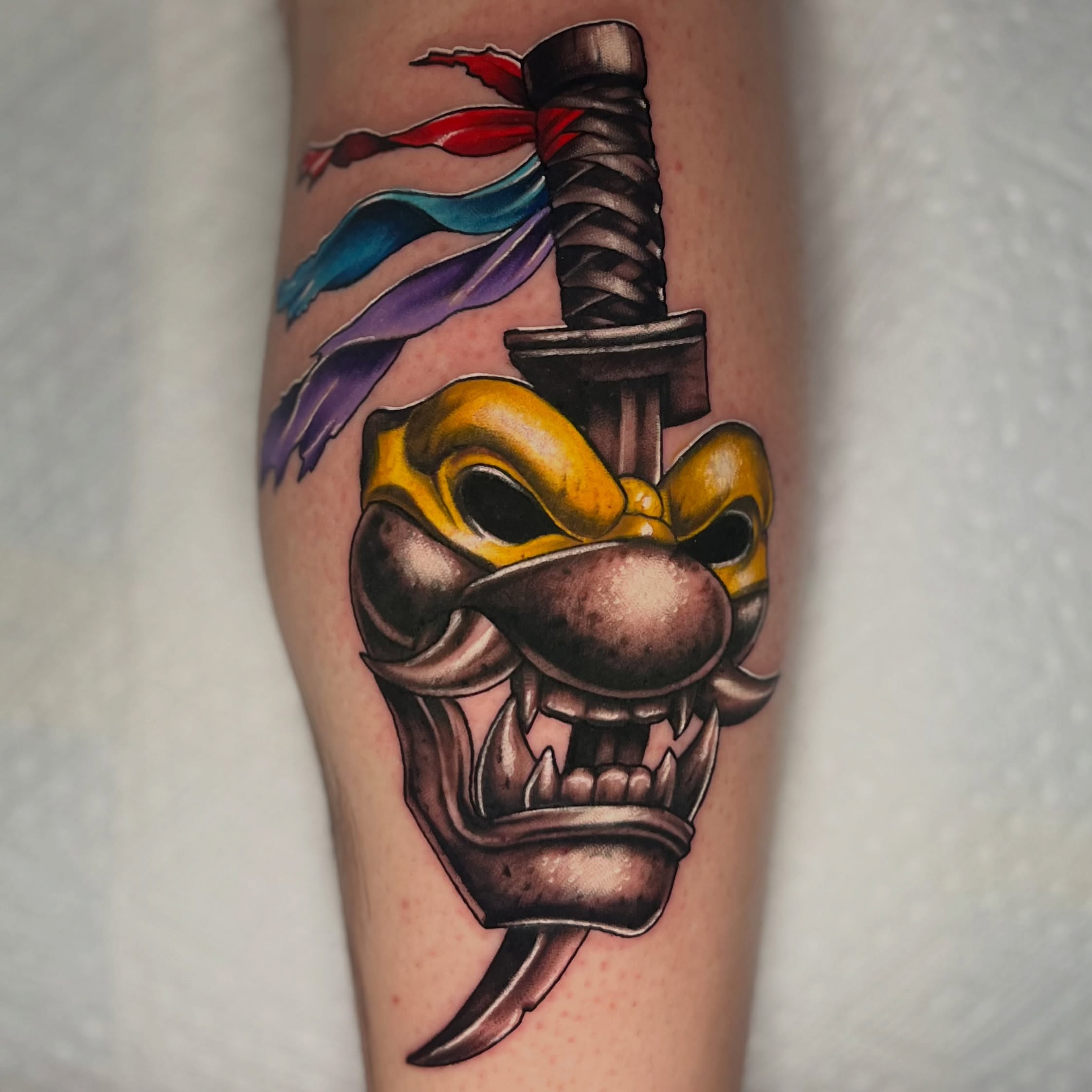 Tattoo by @samhyndmanart — american_traditional, dark_realism