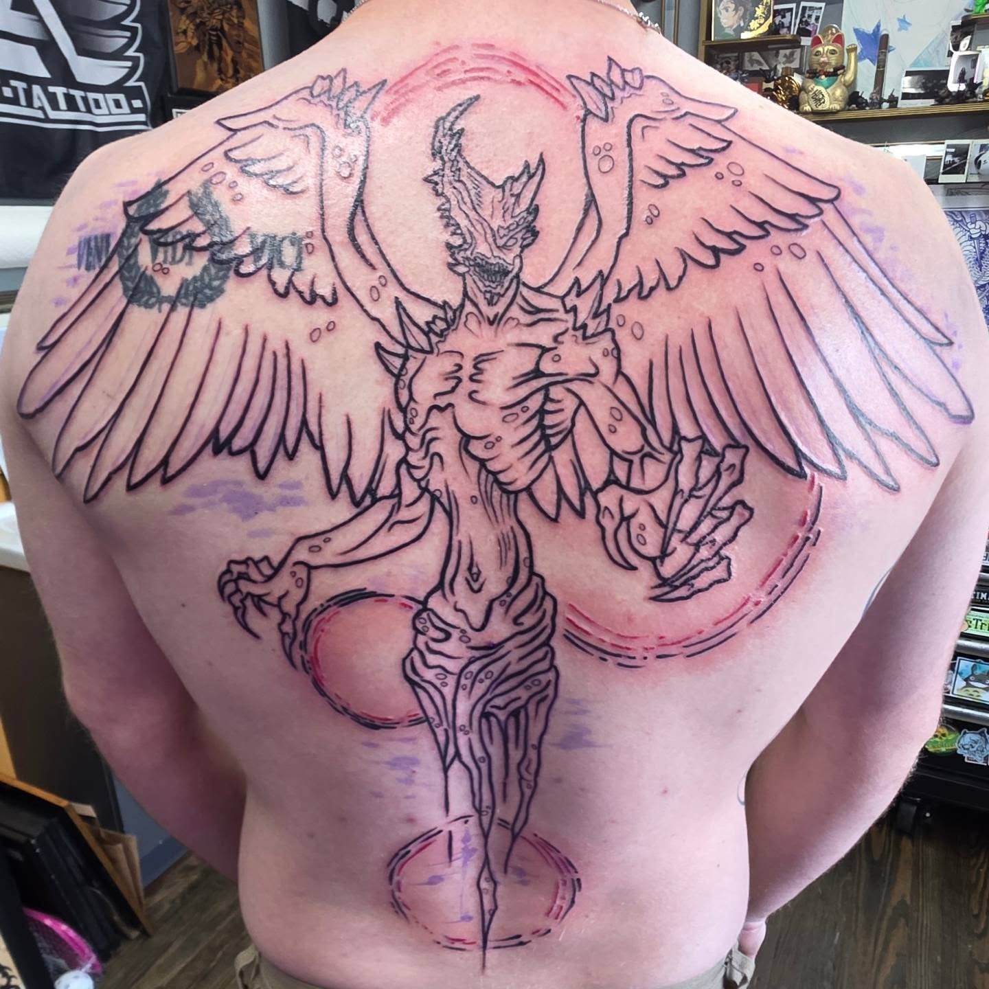 Tattoo by @moe_inkz — neo_traditional, dotwork