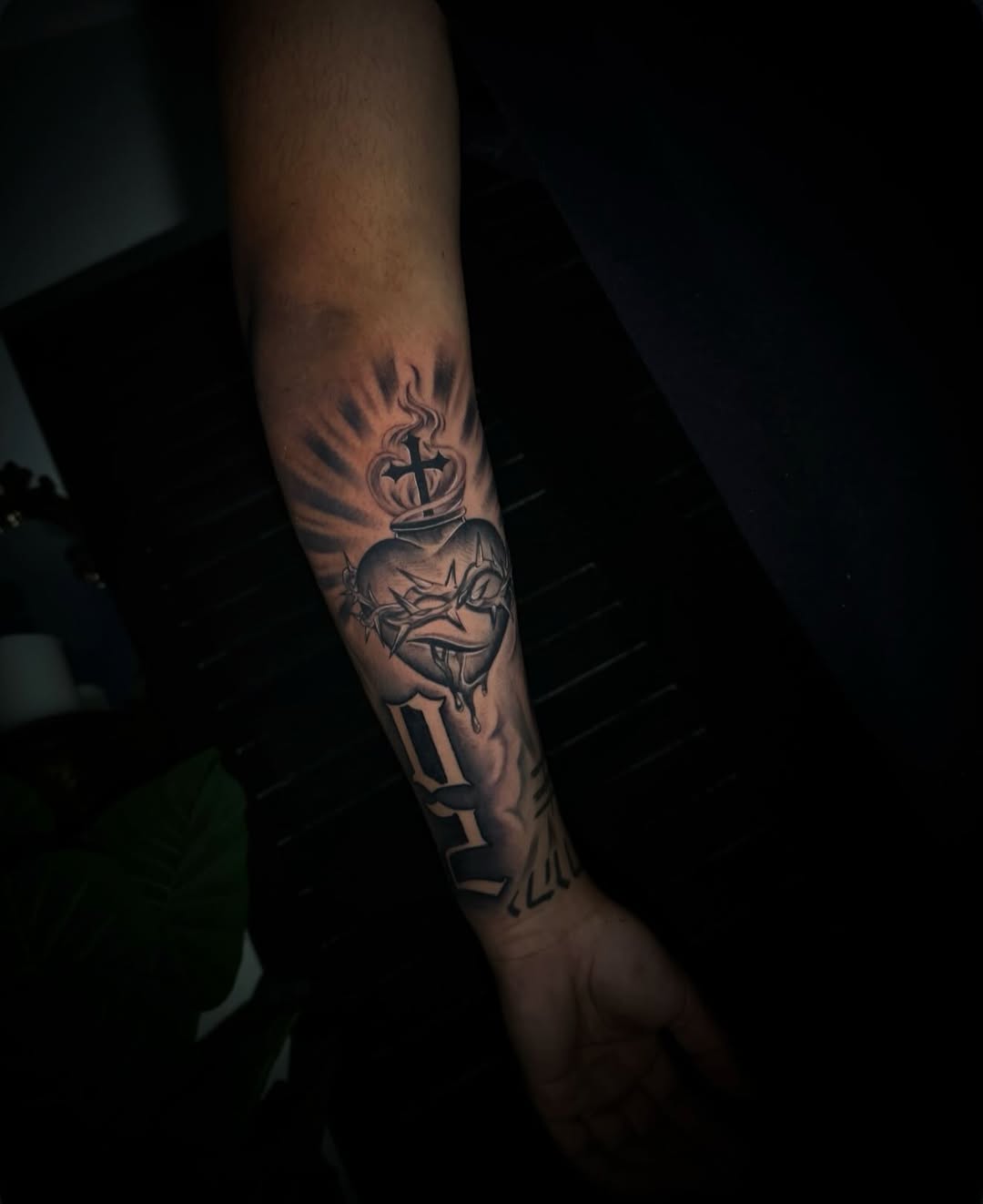 Tattoo by @sad_girl_tattoos — black_and_grey, realism