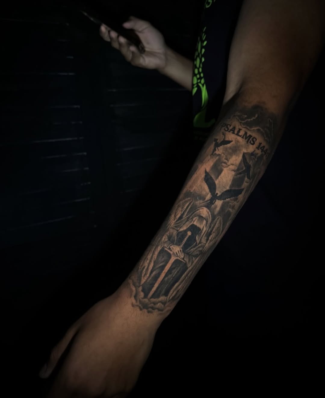 Tattoo by @sad_girl_tattoos — black_and_grey, realism