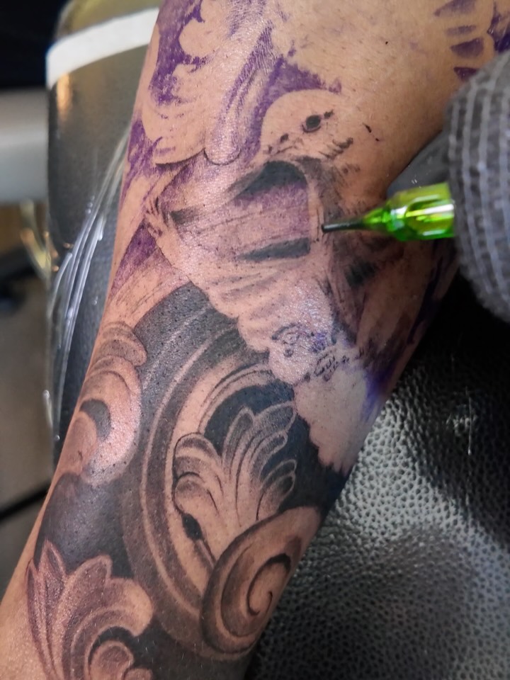 Tattoo by @carlos__macedo — black_and_grey, realism