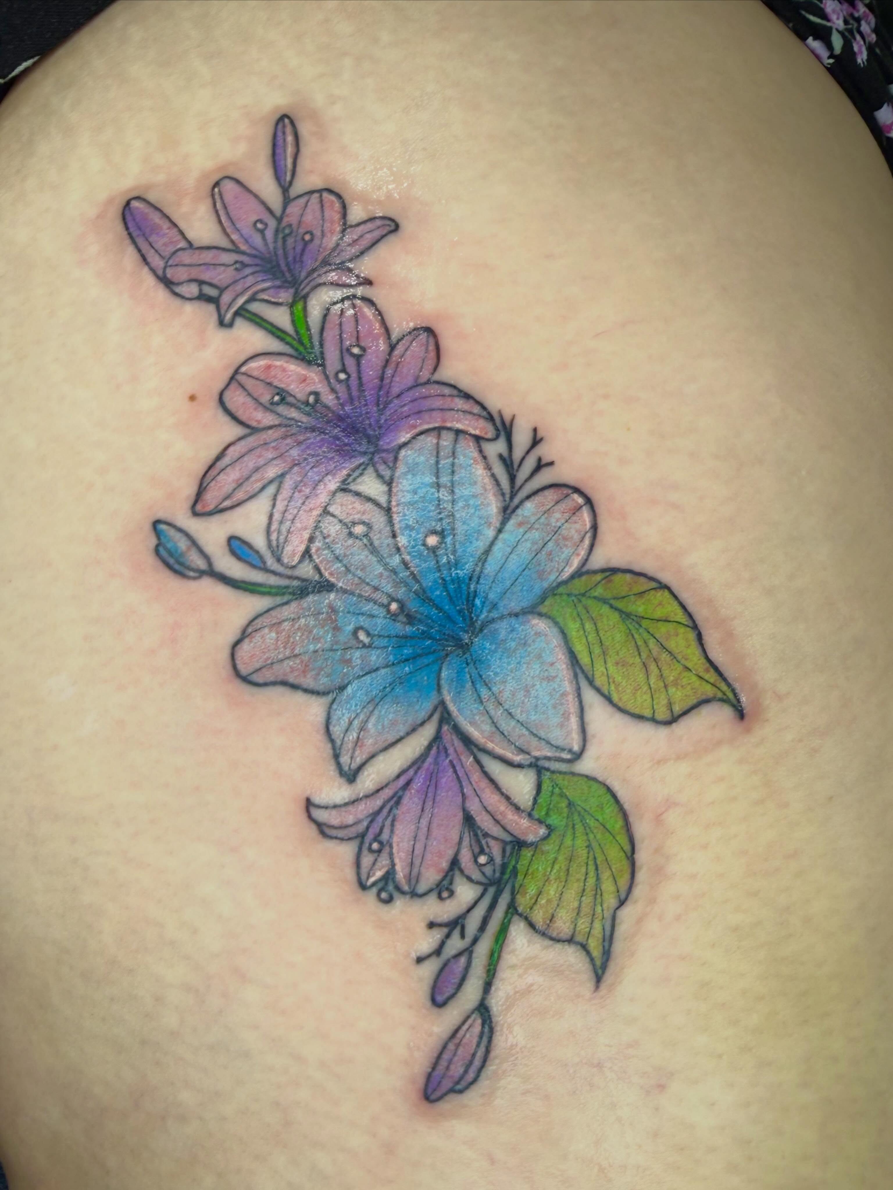 Tattoo by @lilithwhite2259 — watercolor, realism