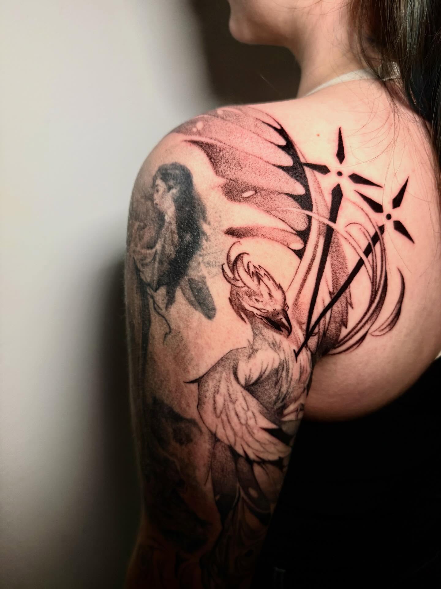 Tattoo by @mgm.tatz — black_and_grey, realism
