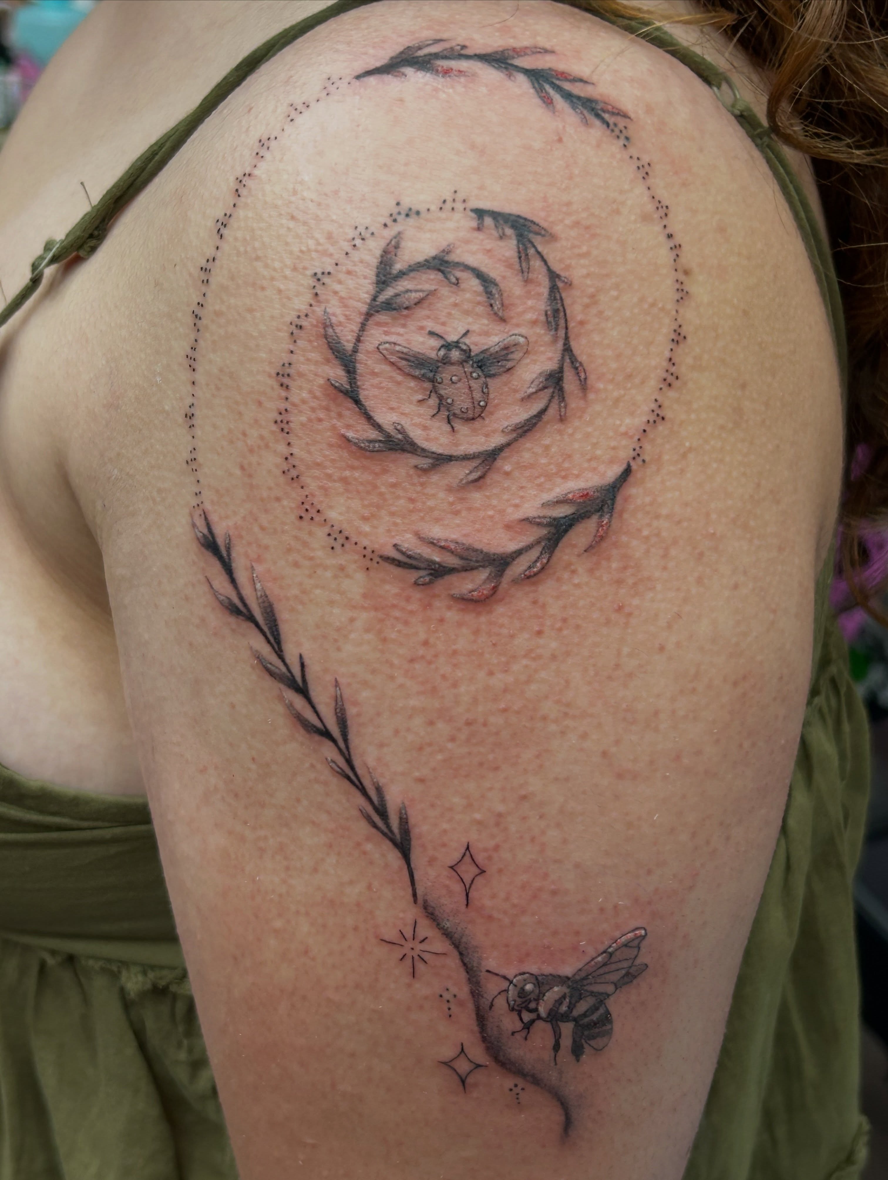Tattoo by @alifaetattoos β dotwork, realism