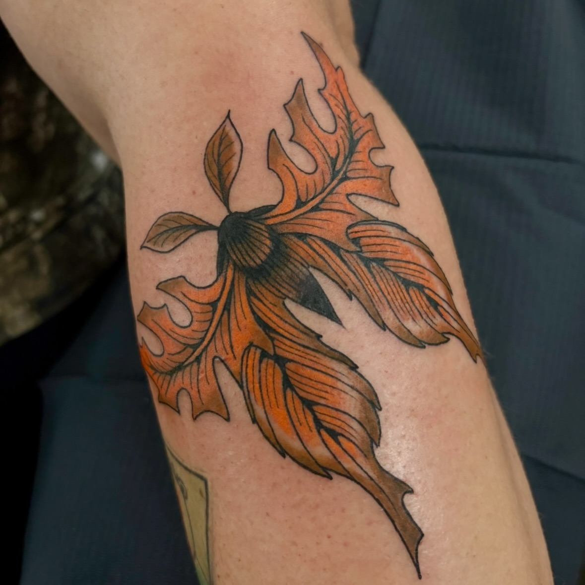 Tattoo by @aaronaddamstattoo — american_traditional, dotwork