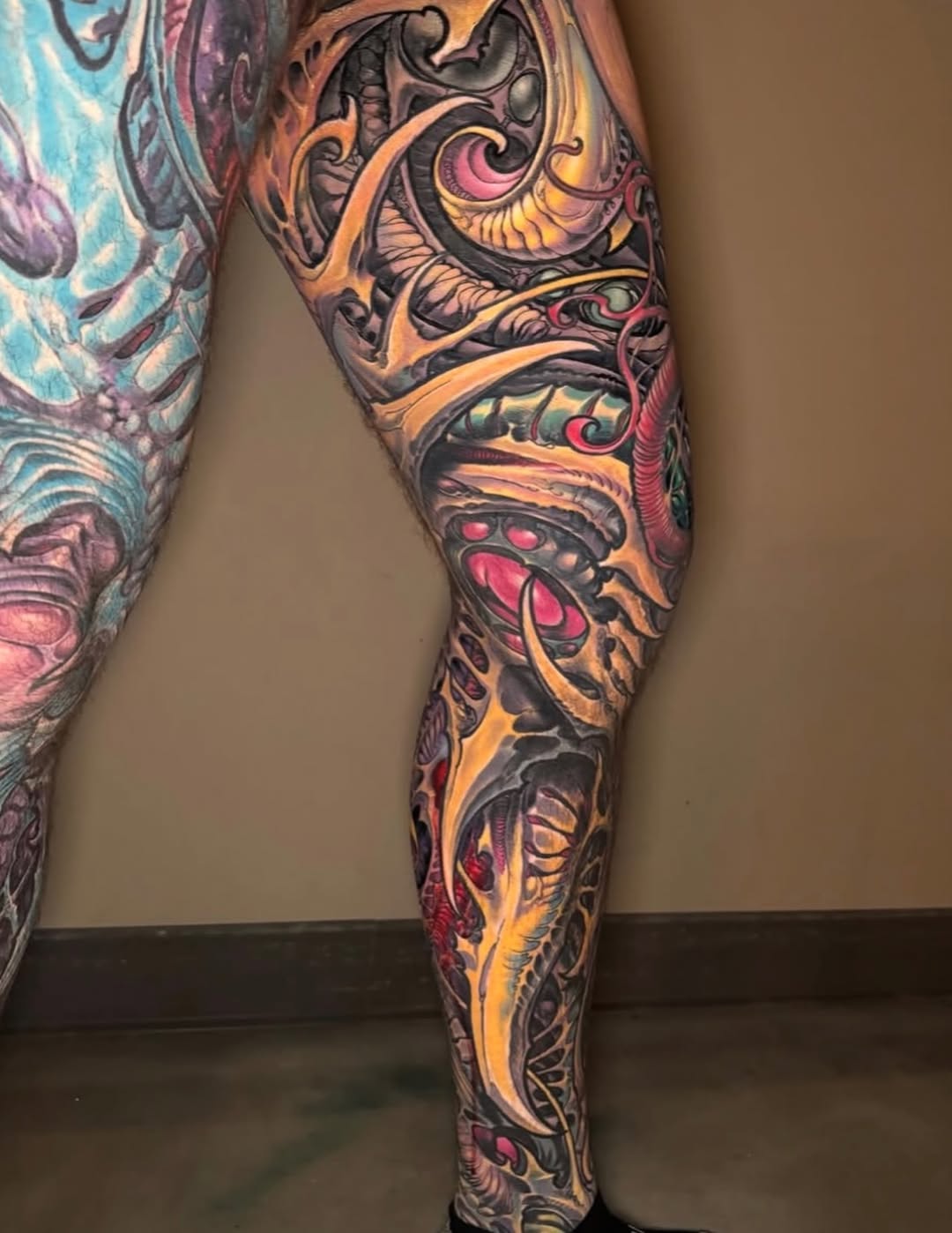 Tattoo by @howietattoos β dark_realism, trash_polka