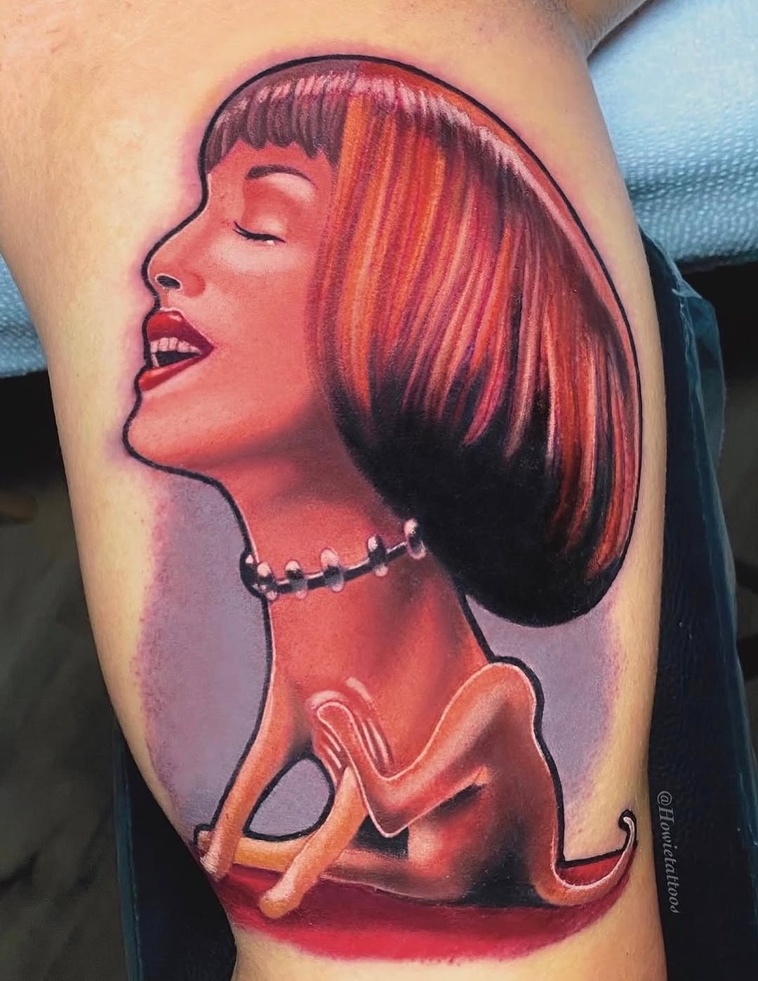 Tattoo by @howietattoos β realism, trash_polka