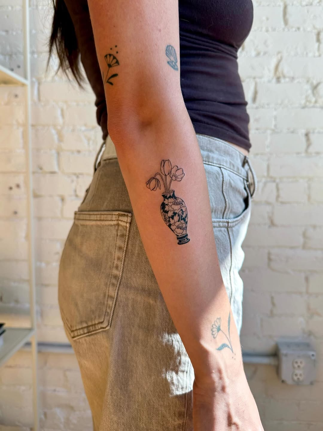 Tattoo by @feelinfineline โ fine_line, black_and_grey