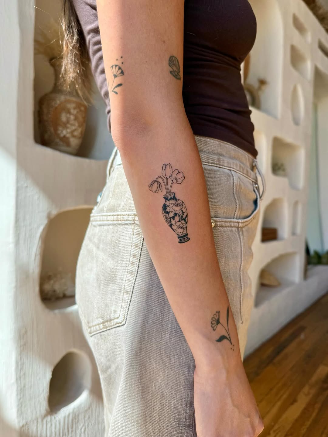 Tattoo by @feelinfineline โ fine_line, black_and_grey