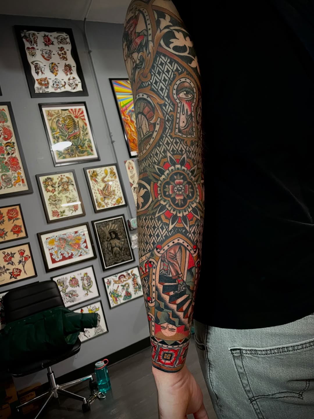 Tattoo by @ellvee_tattooer — neo_traditional, ornamental