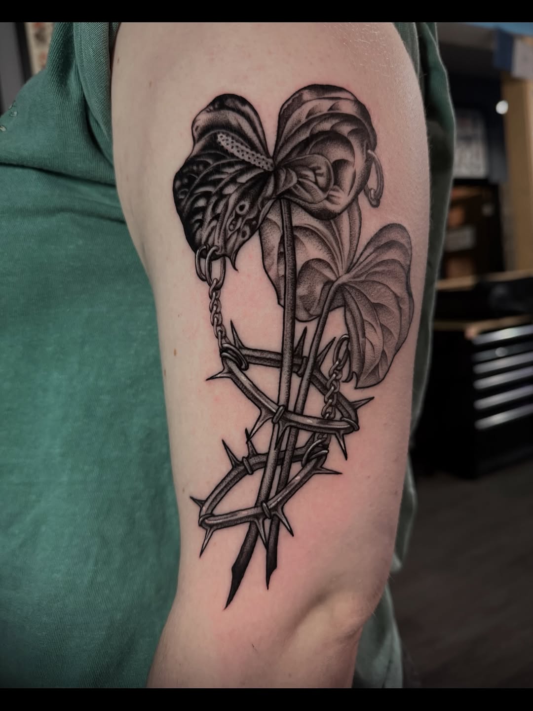 Tattoo by @ellvee_tattooer — black_and_grey, realism