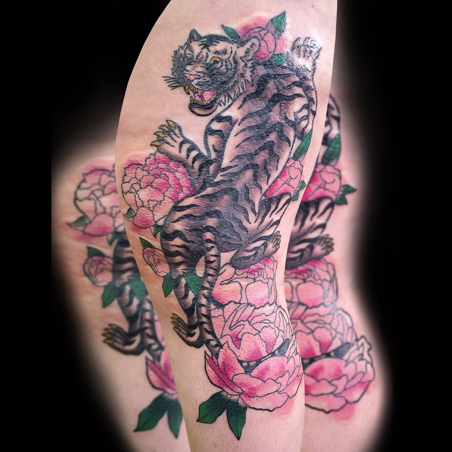Tattoo by @bree_annatattoos — american_traditional, japanese_irezumi