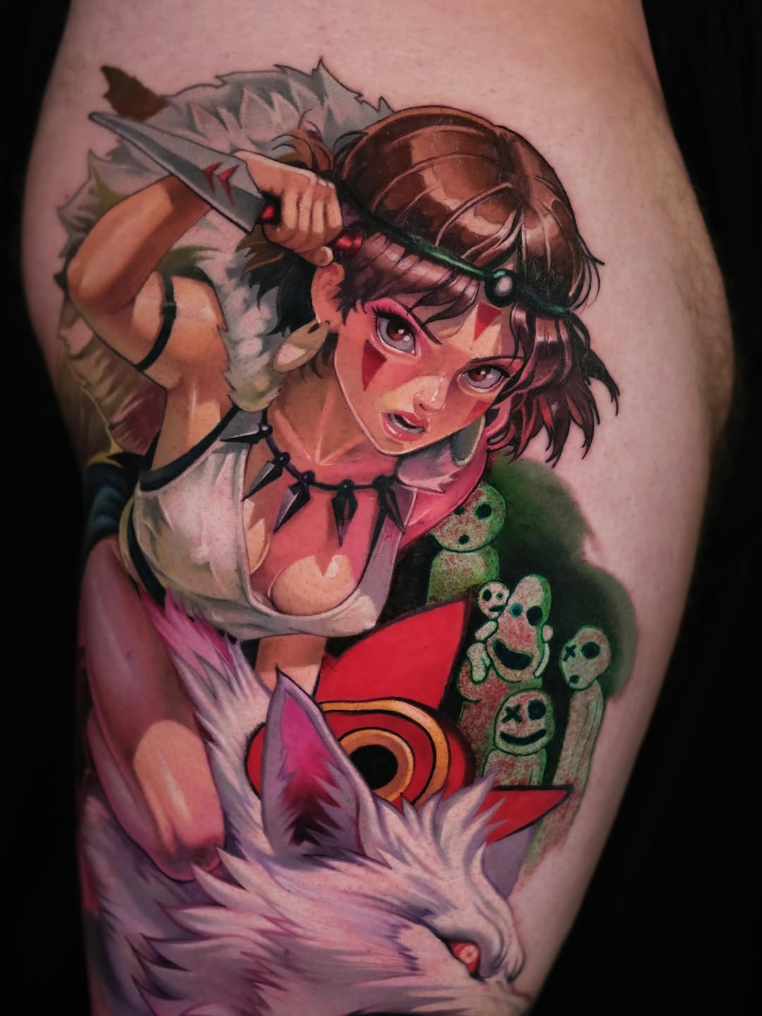 Tattoo by @delai_dzen — anime, realism