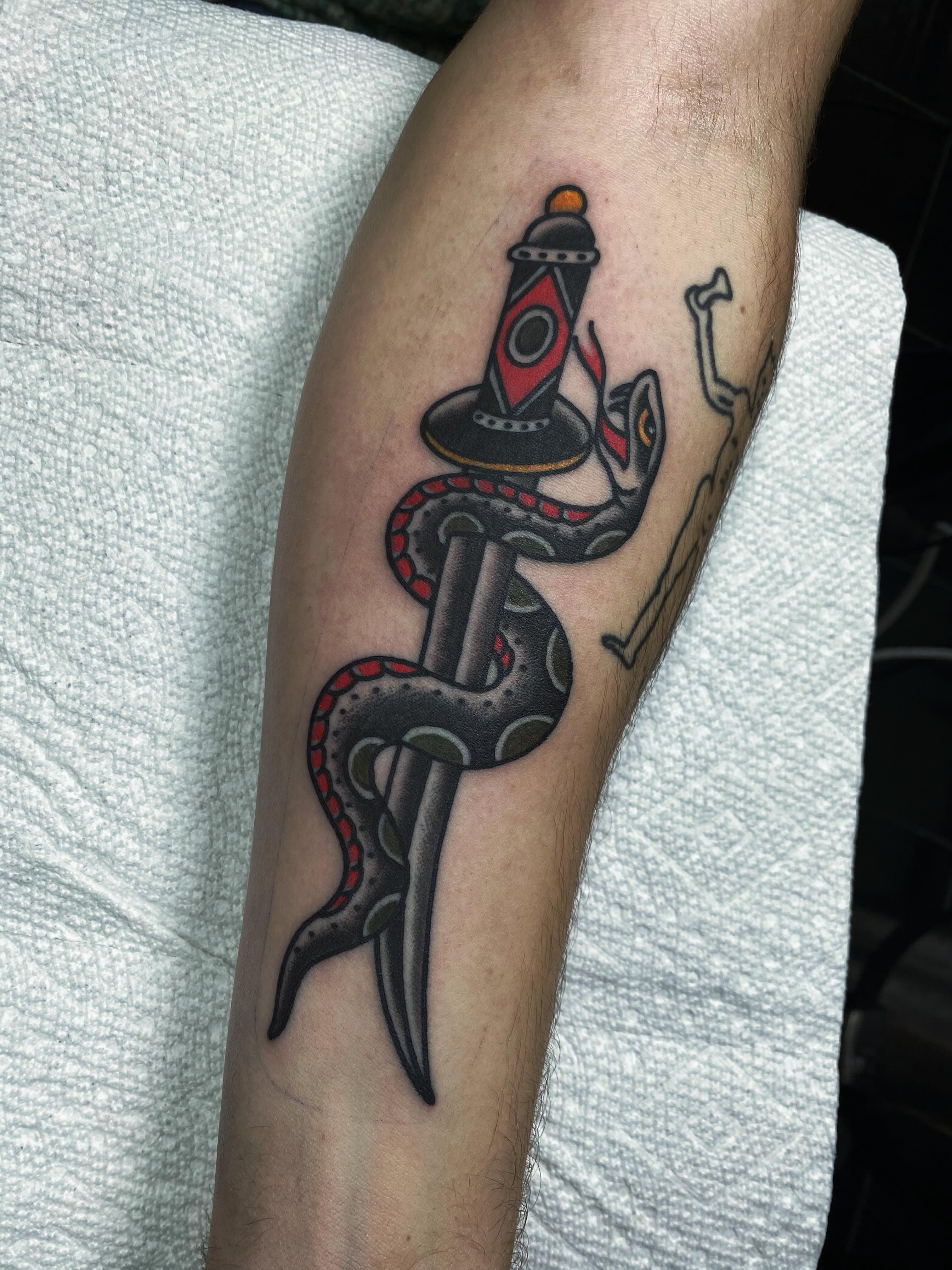 Tattoo by @nathanruffinojr — american_traditional, black_and_grey