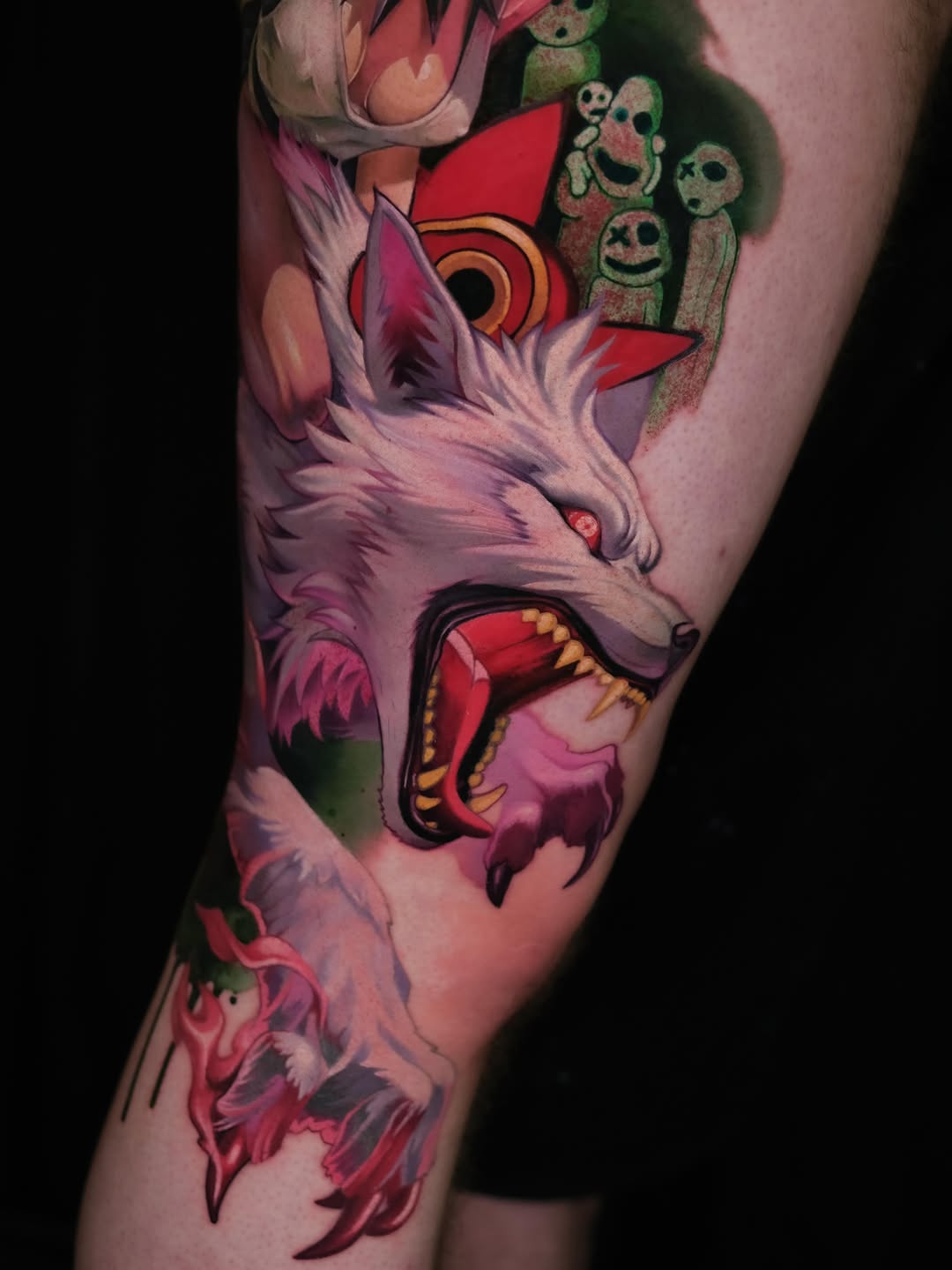 Tattoo by @delai_dzen — anime, realism