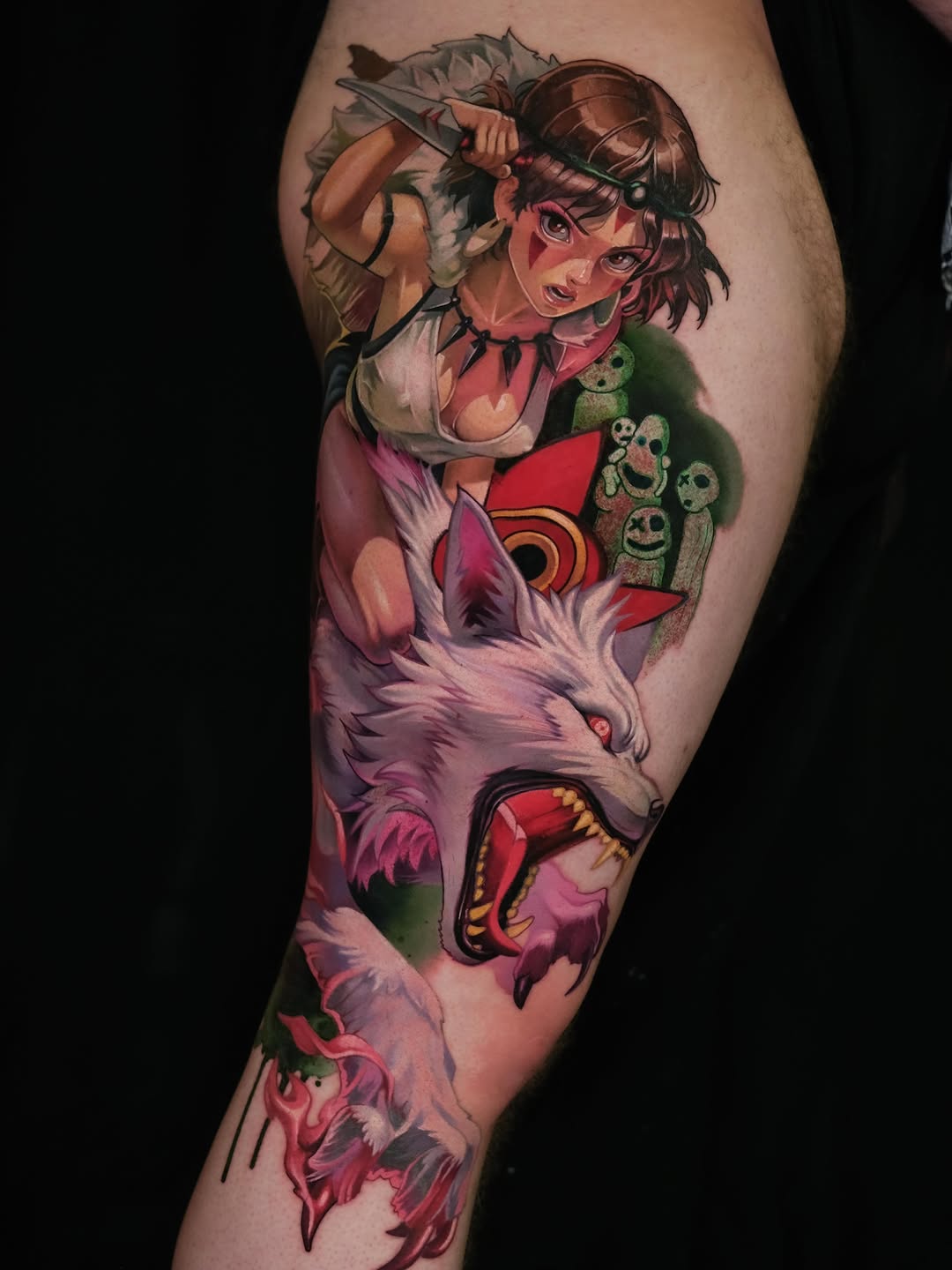 Tattoo by @delai_dzen — anime, realism
