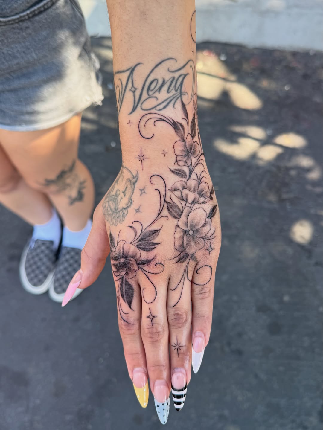 Tattoo by @faith_tat2 — lettering_script, fine_line