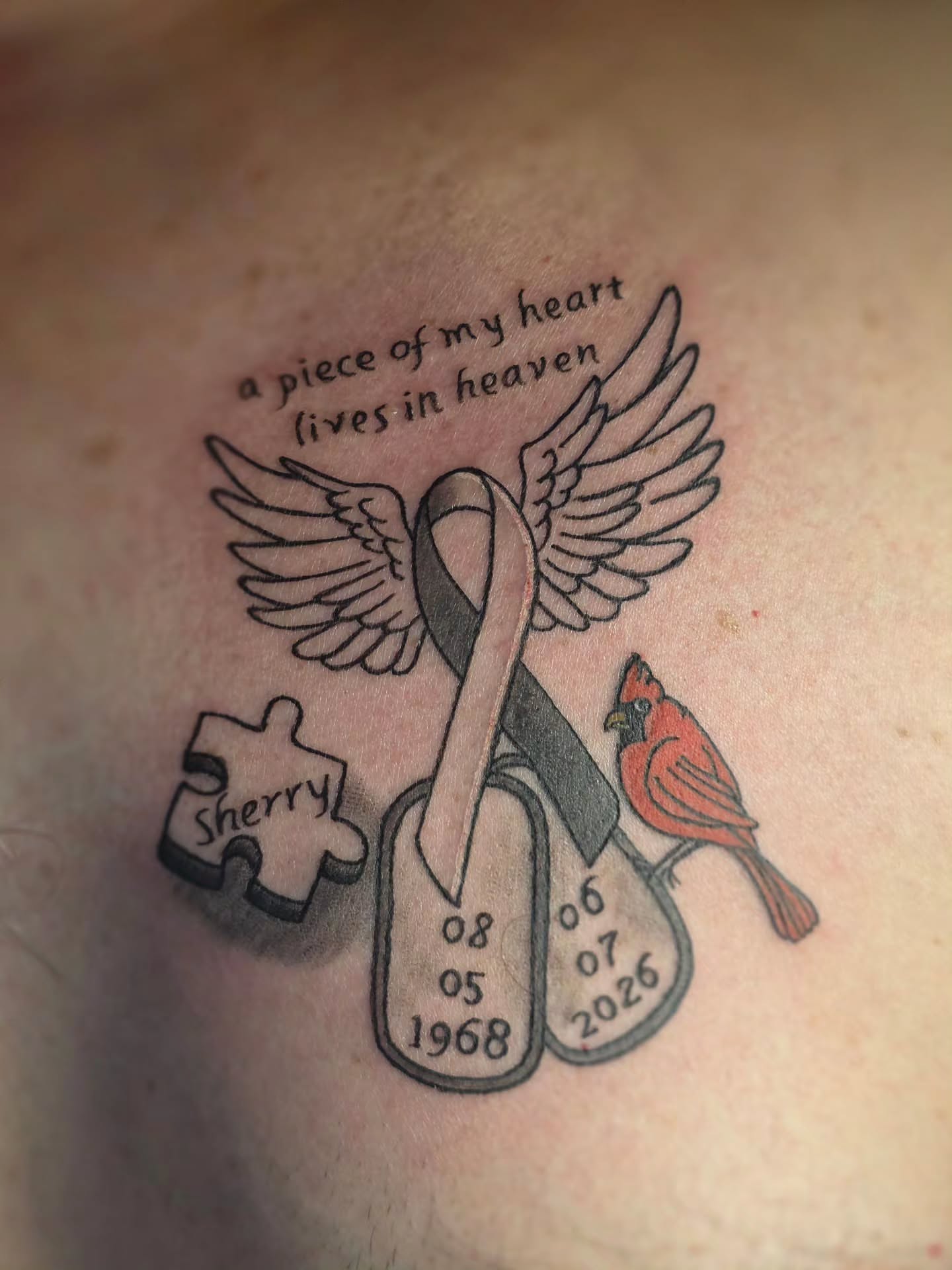 Tattoo by @yogiweebtatts — black_and_grey
