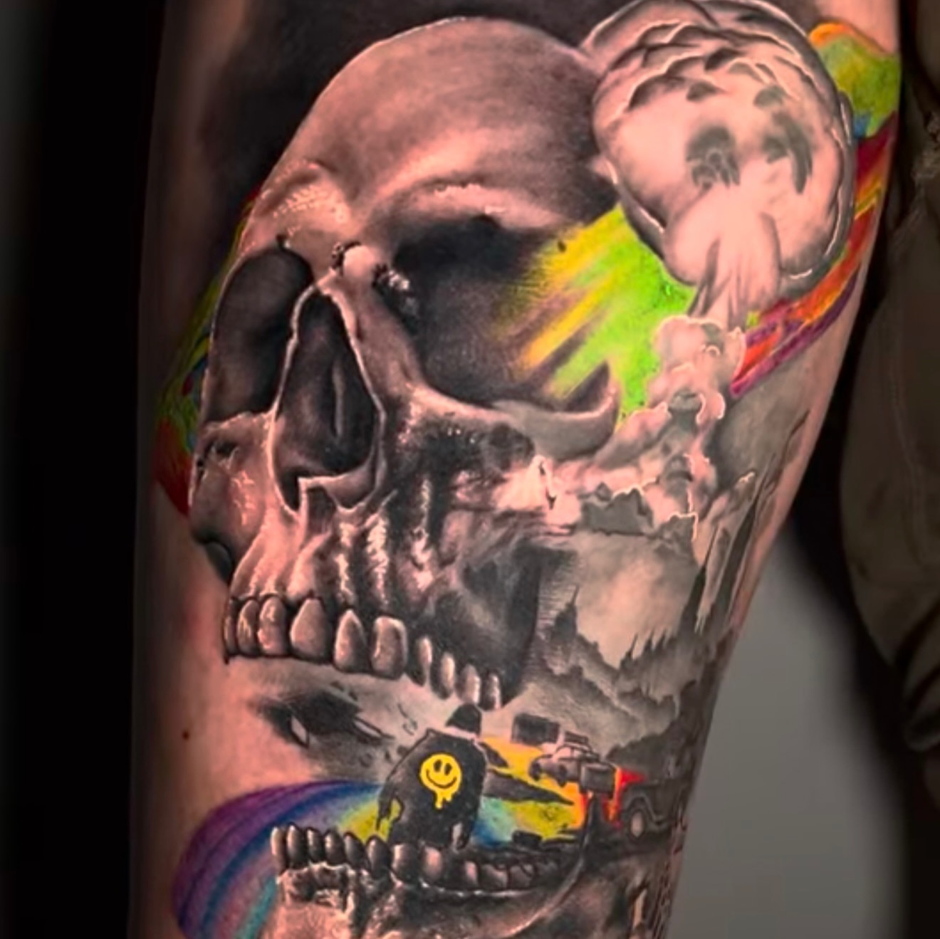 Tattoo by @kmoore_tattoos — realism, dark_realism