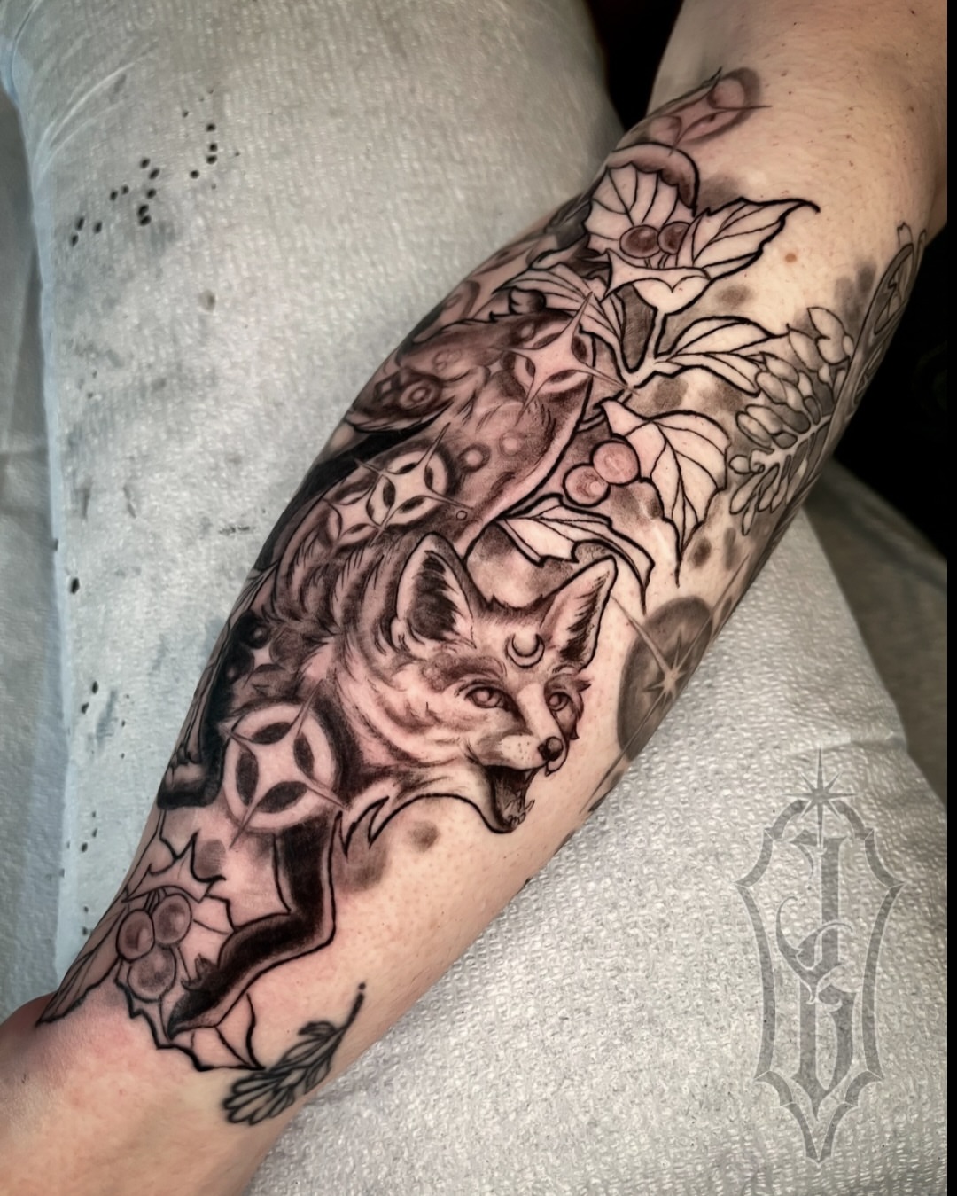 Tattoo by @j.breeziee — black_and_grey, realism