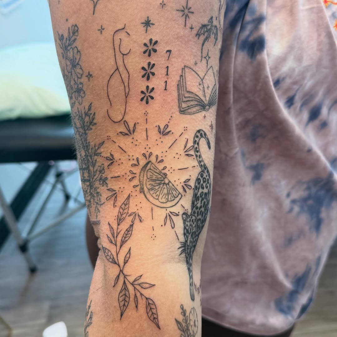 Tattoo by @lunarstudiosart — dotwork, black_and_grey
