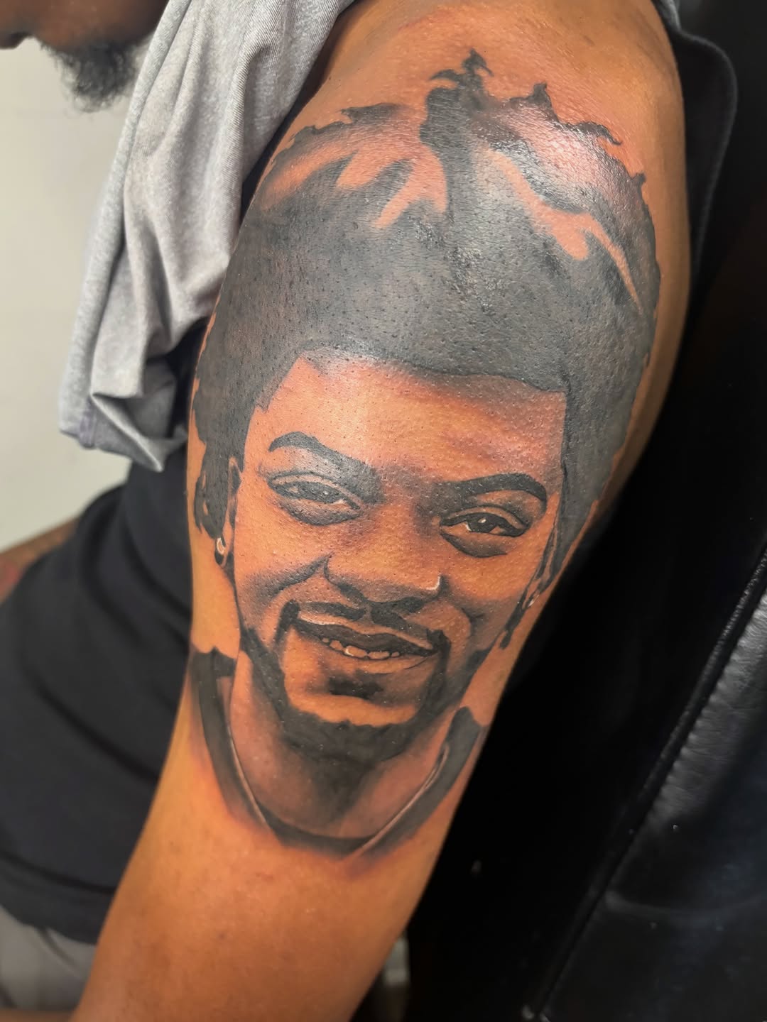 Tattoo by @10ktop_ink — realism, black_and_grey