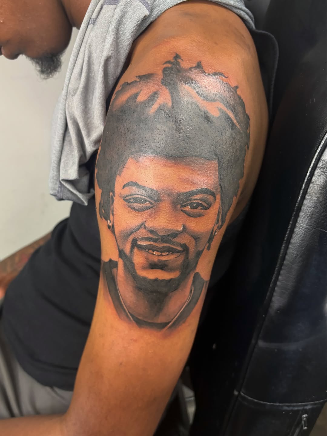 Tattoo by @10ktop_ink — realism, black_and_grey