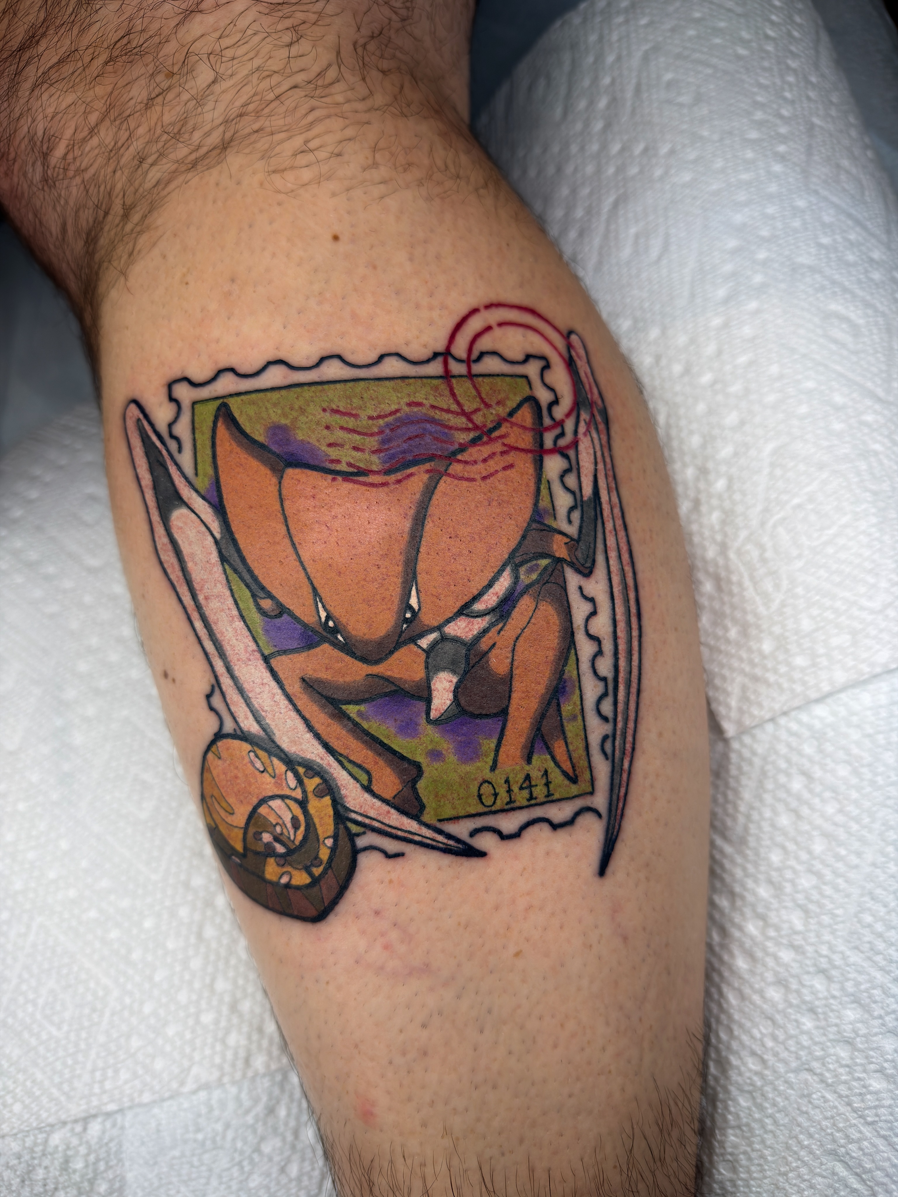 Tattoo by @ericalambert_ink — dotwork