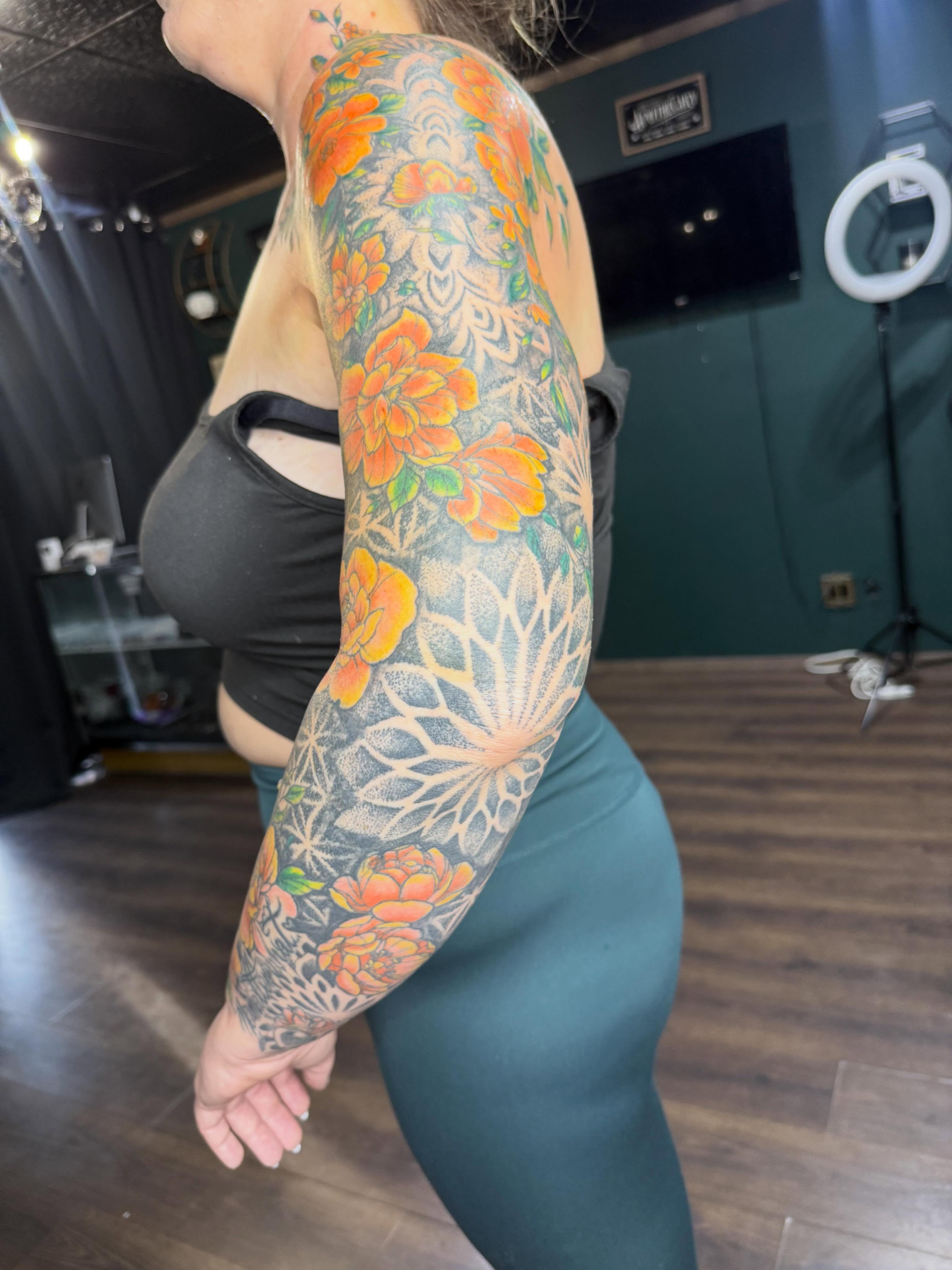 Tattoo by @tink_tattoos — new_school, geometric