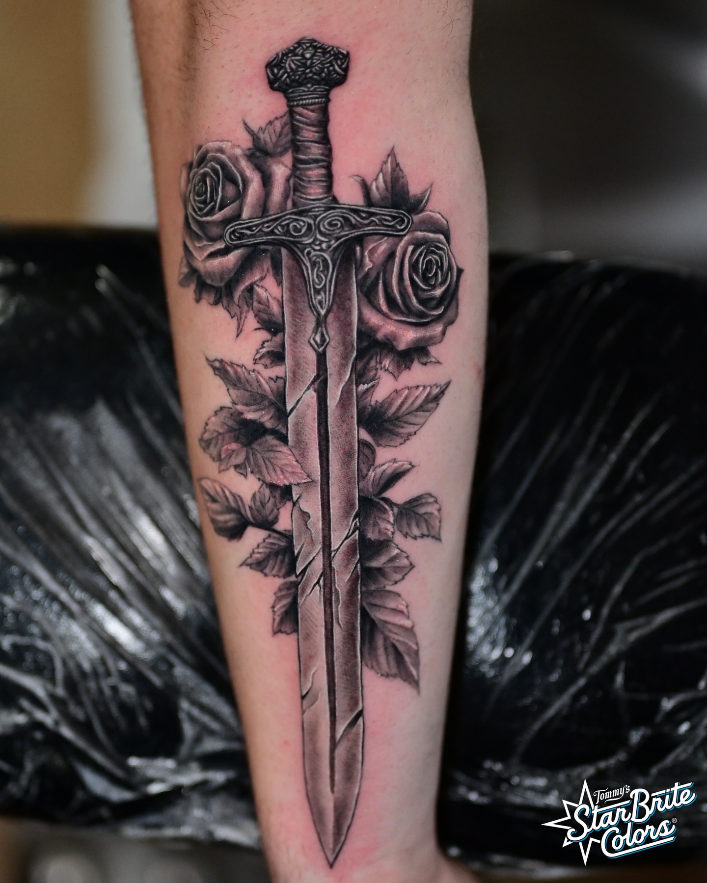 Tattoo by @tattooseanohara — black_and_grey, realism