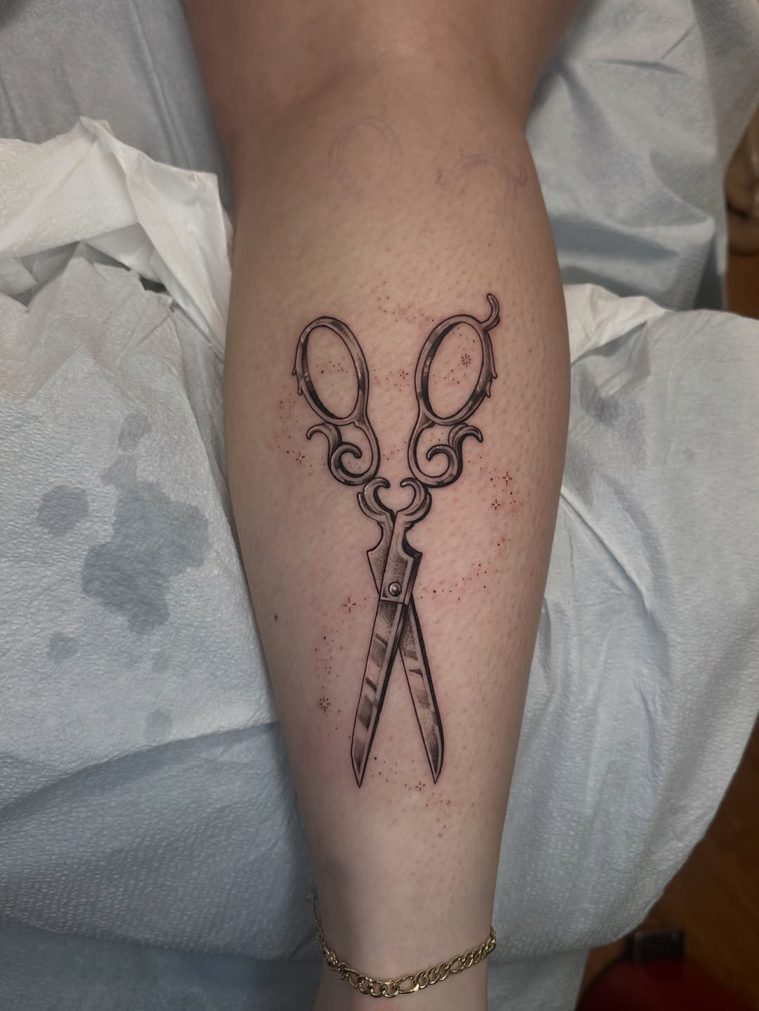 Tattoo by @rad.bananza — black_and_grey, ornamental