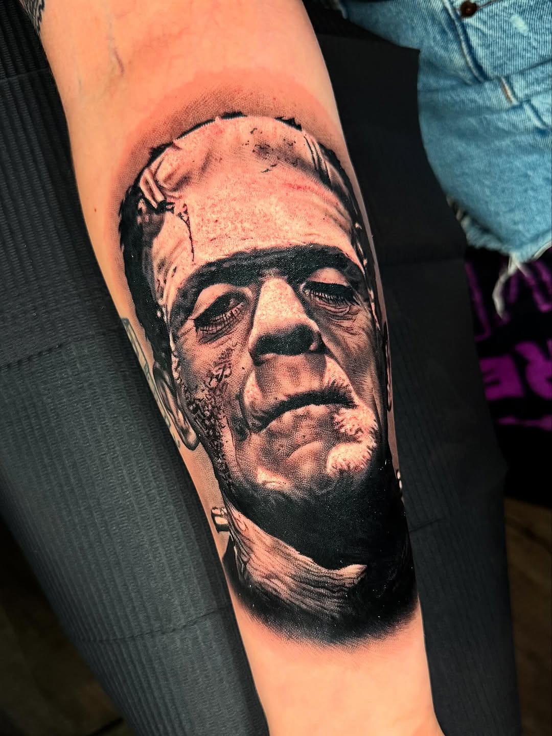 Tattoo by @jwells_tattoos — realism, black_and_grey