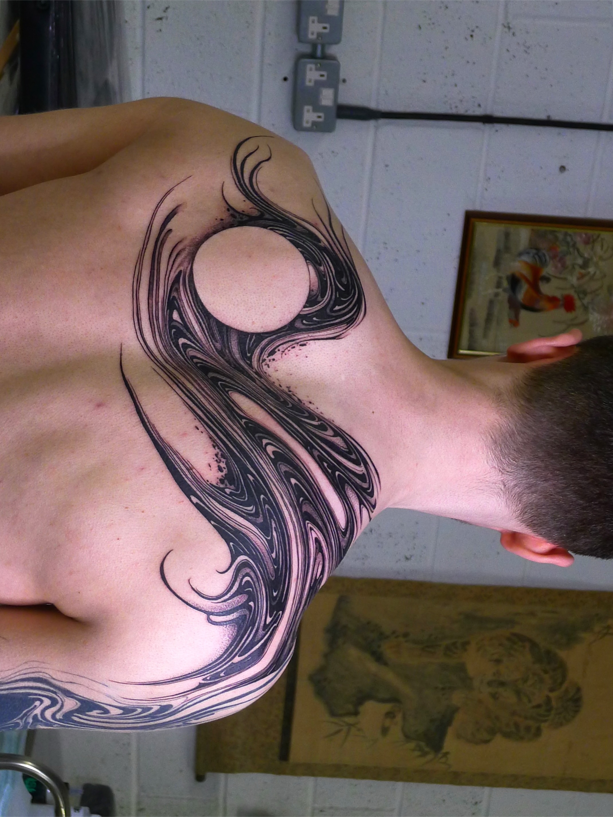 Tattoo by @voldblk — tribal