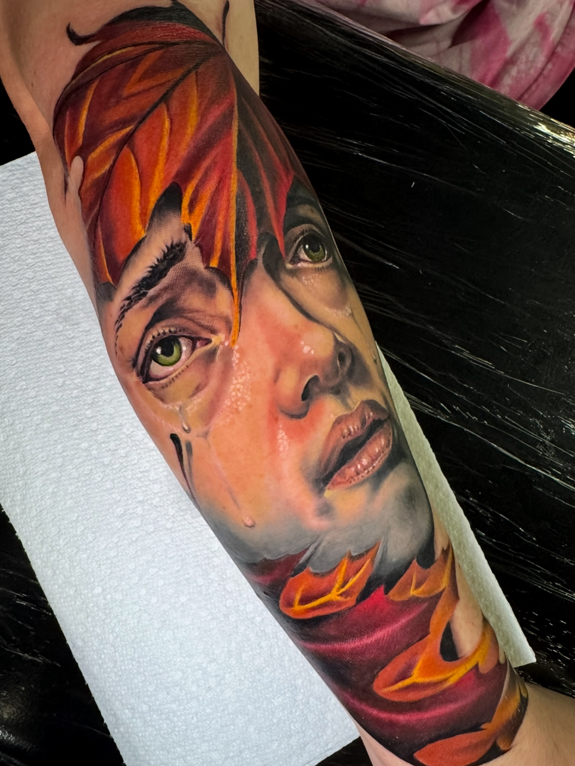 Tattoo by @scuba.steve.tattoos — realism, dark_realism