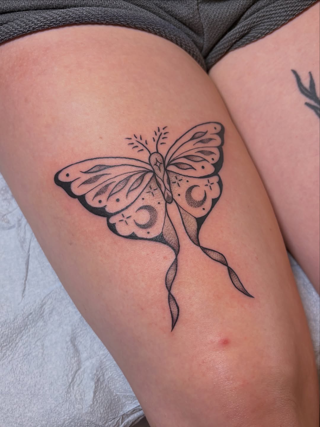 Tattoo by @jenozart — fine_line, dotwork