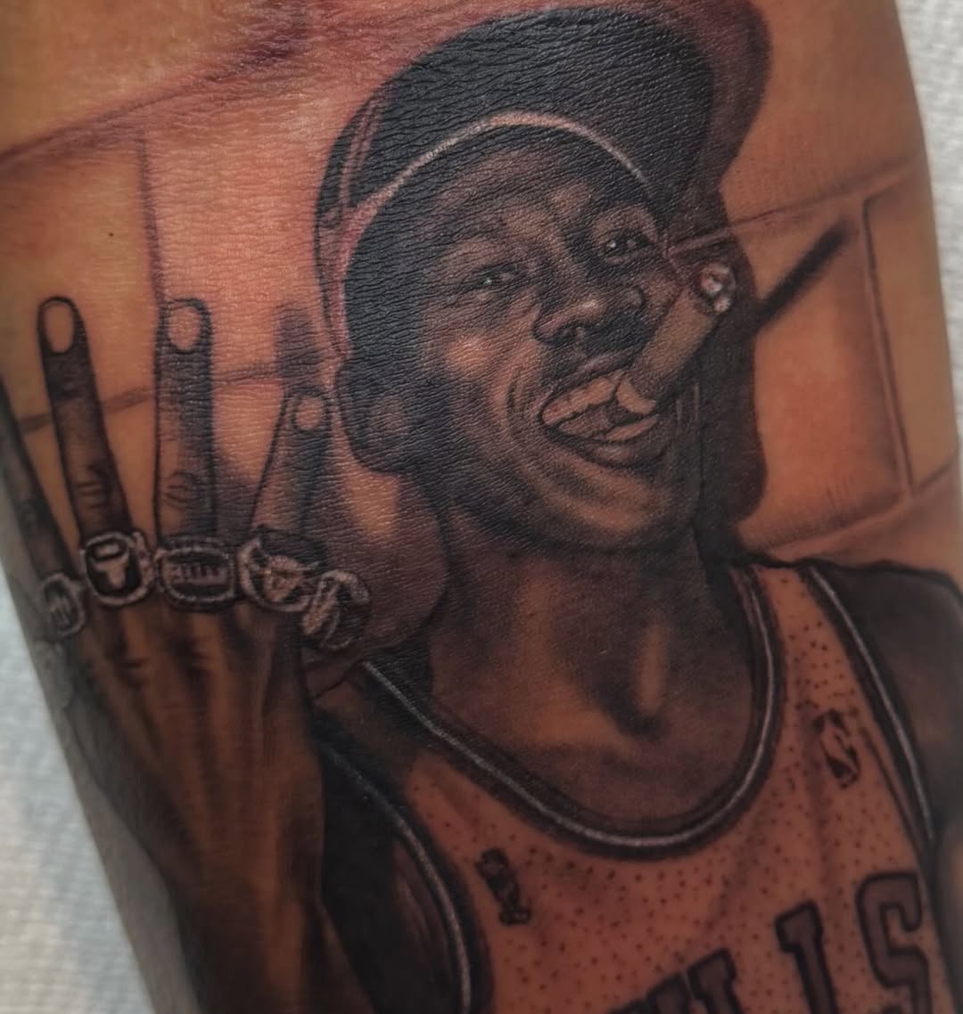 Tattoo by @winonataylortattoos — realism, black_and_grey