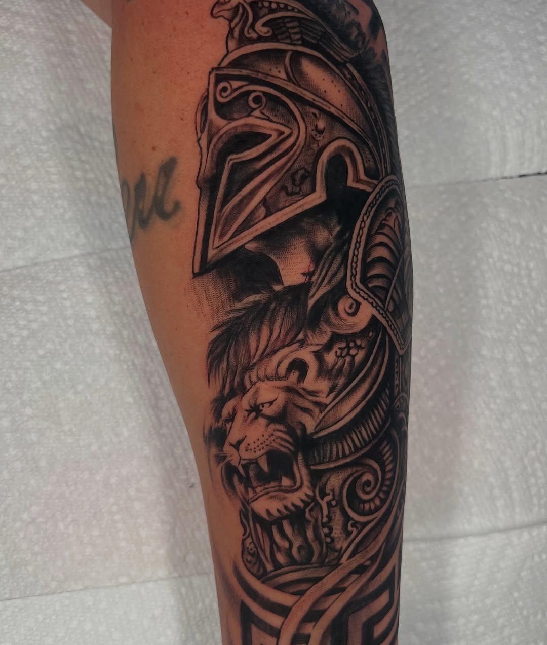 Tattoo by @joecorraltattooer — realism, black_and_grey