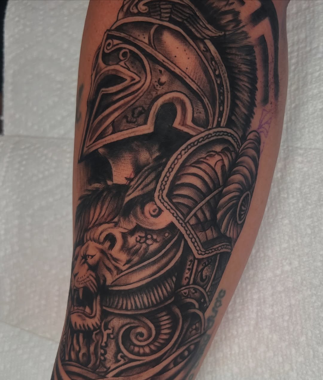 Tattoo by @joecorraltattooer — realism, black_and_grey