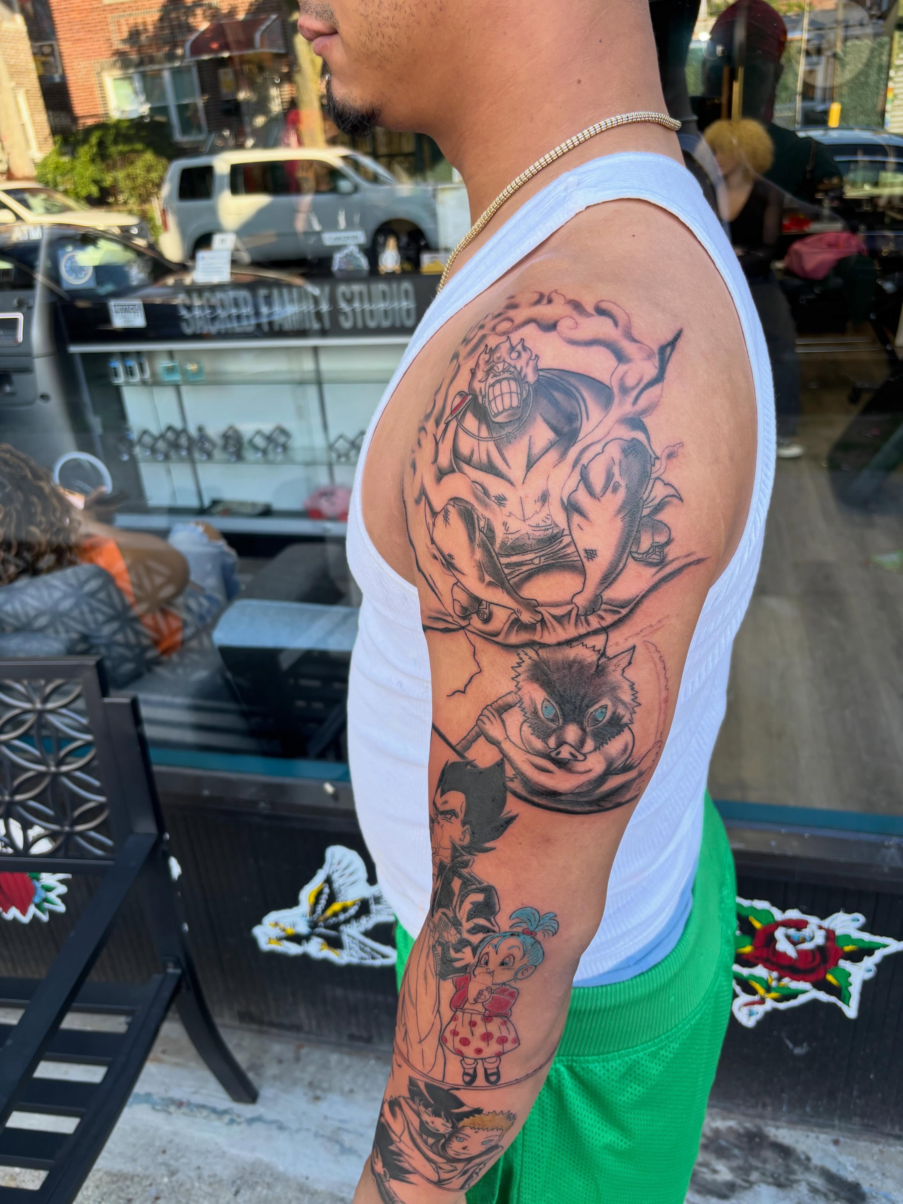 Tattoo by @foreverartistic β anime, dotwork