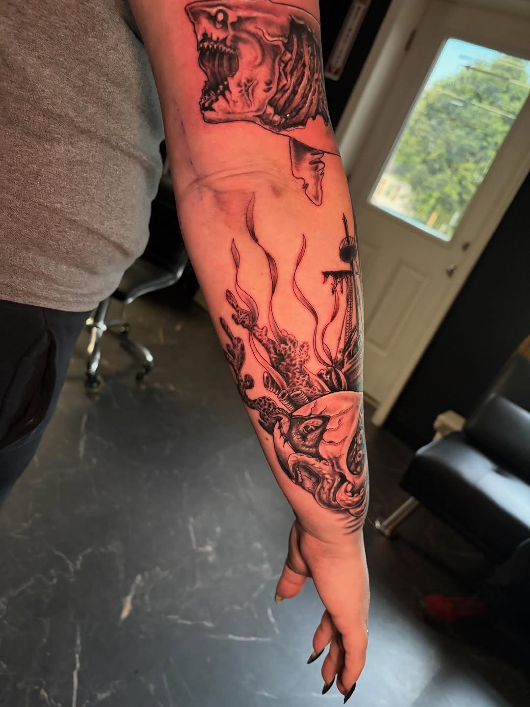 Tattoo by @fredrick_tigerman — realism, black_and_grey