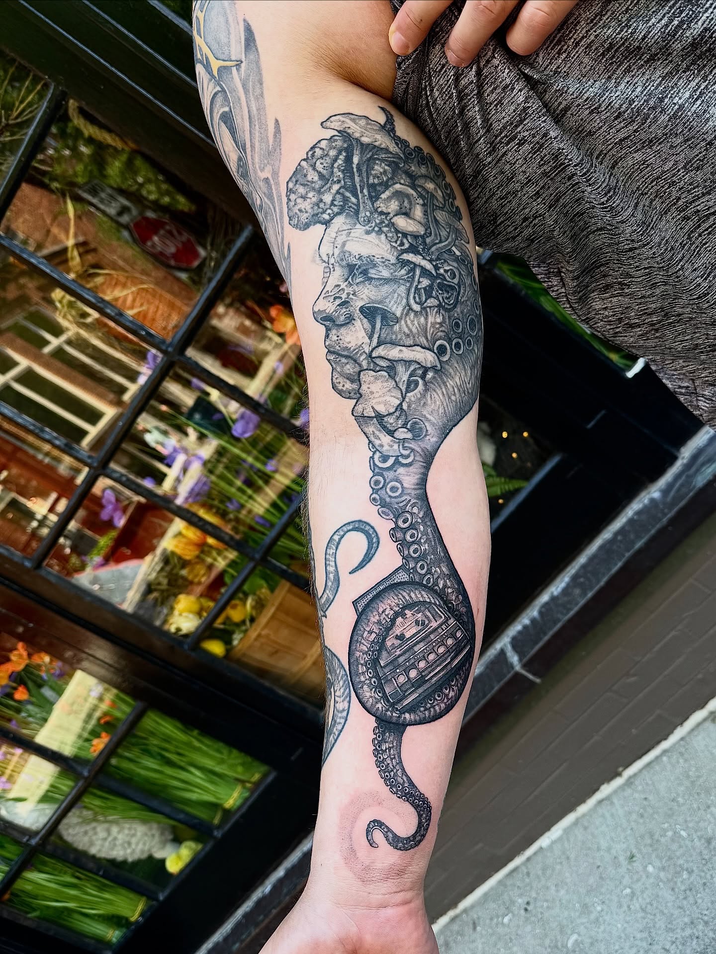 Tattoo by @db_atlas — black_and_grey, realism