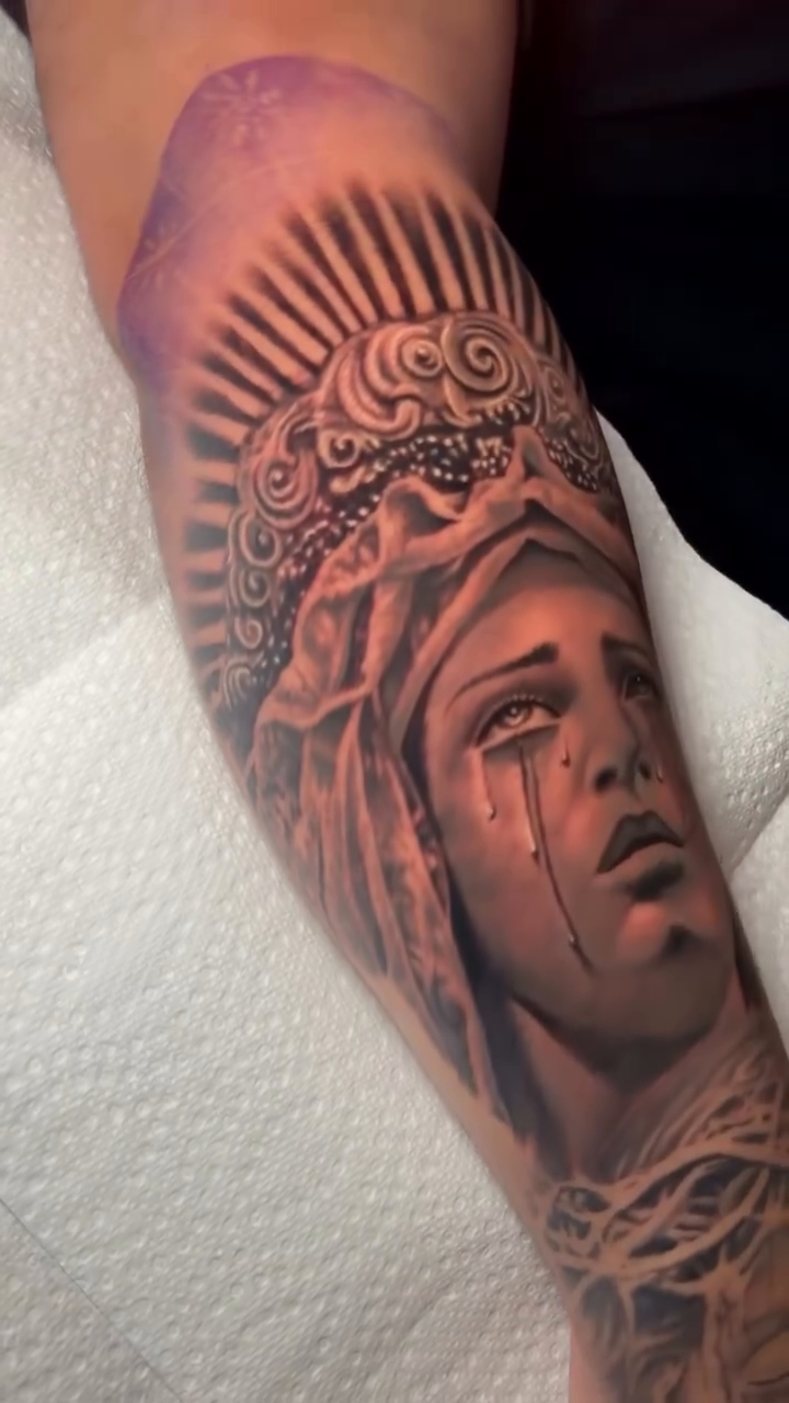 Tattoo by @mrgrouchtattoos — realism, black_and_grey