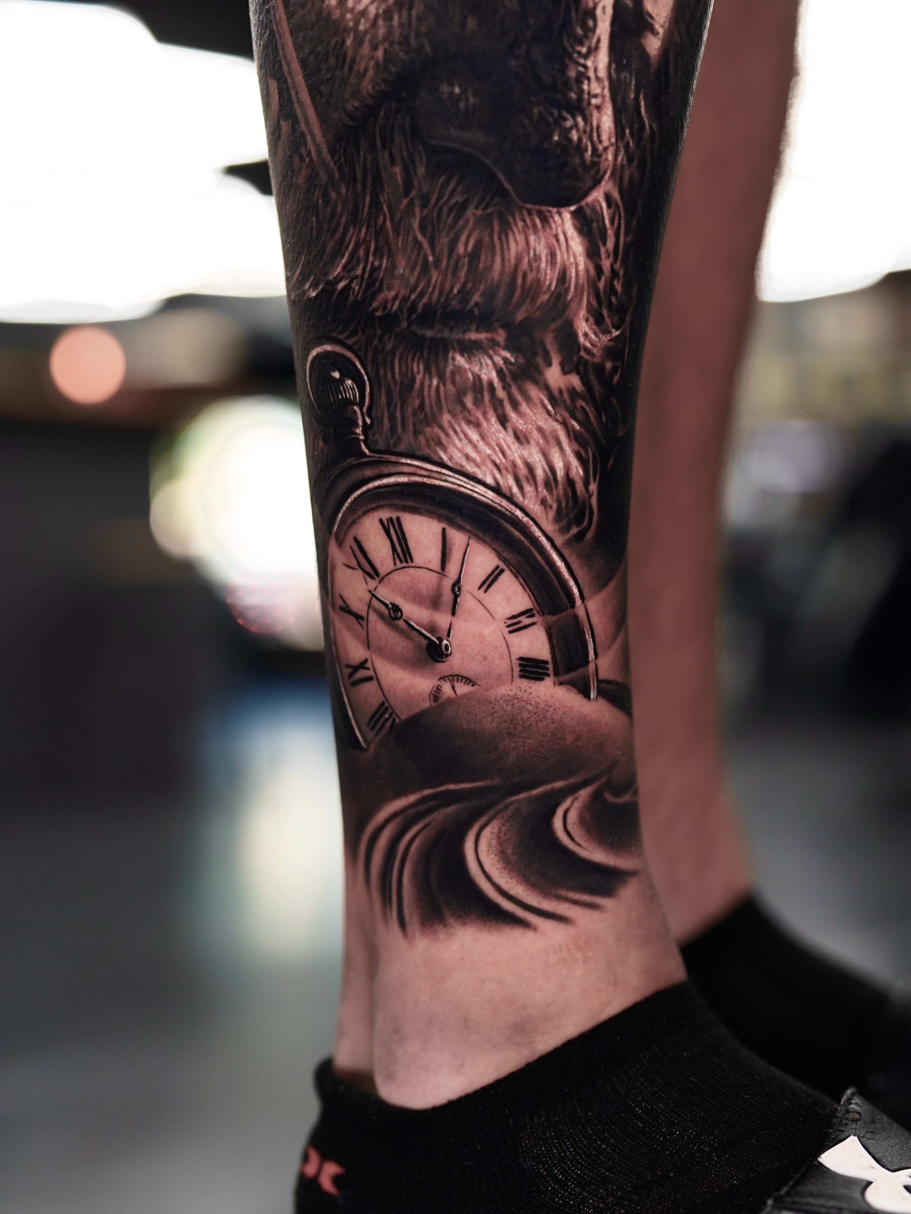Tattoo by @zakperry_tattoos — realism, black_and_grey