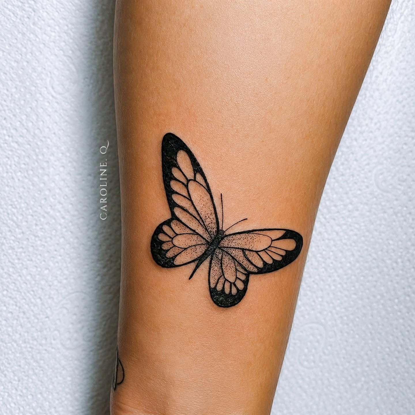 Tattoo by @obsidiandragonink — dotwork