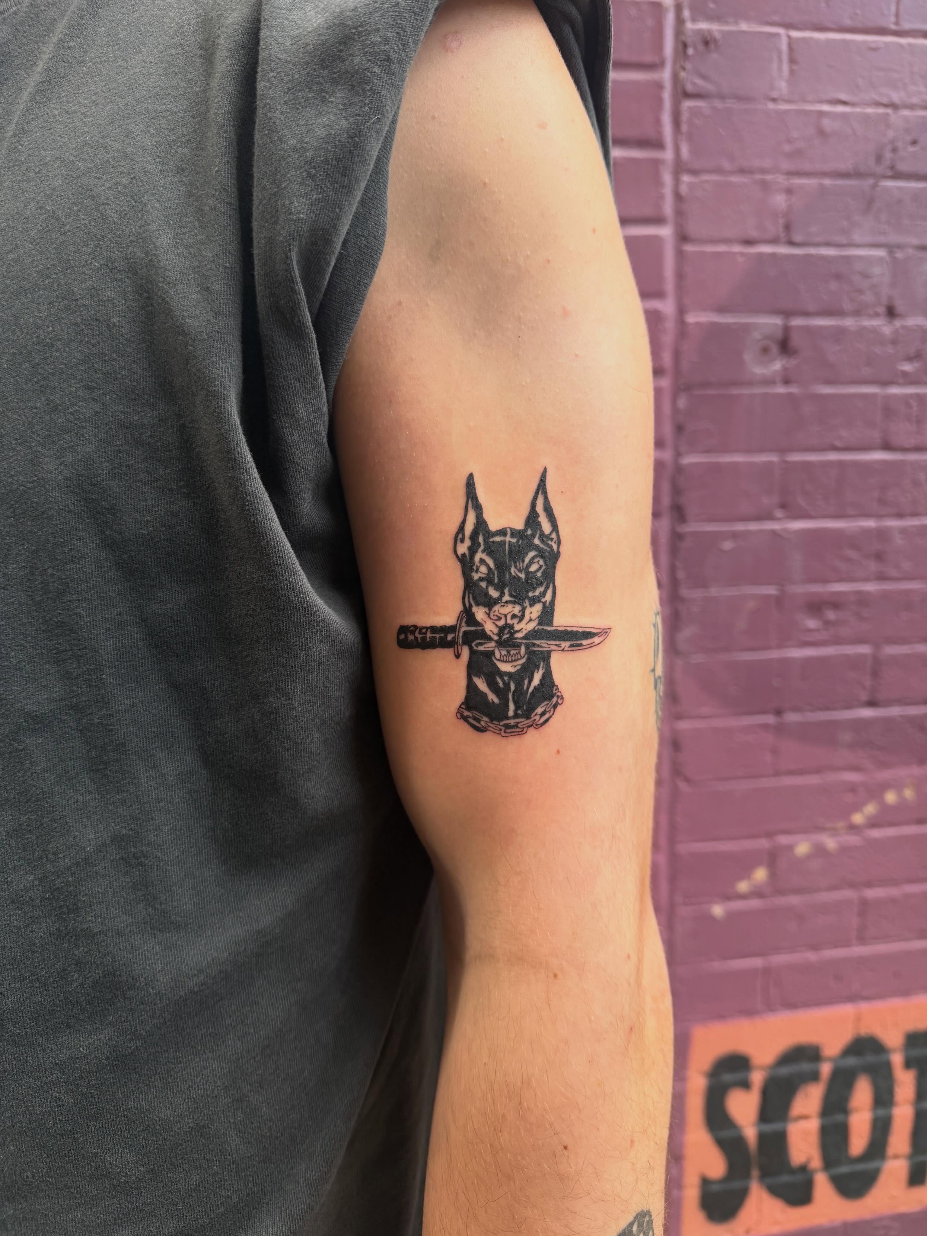 Tattoo by @blackstatictattoos — black_and_grey