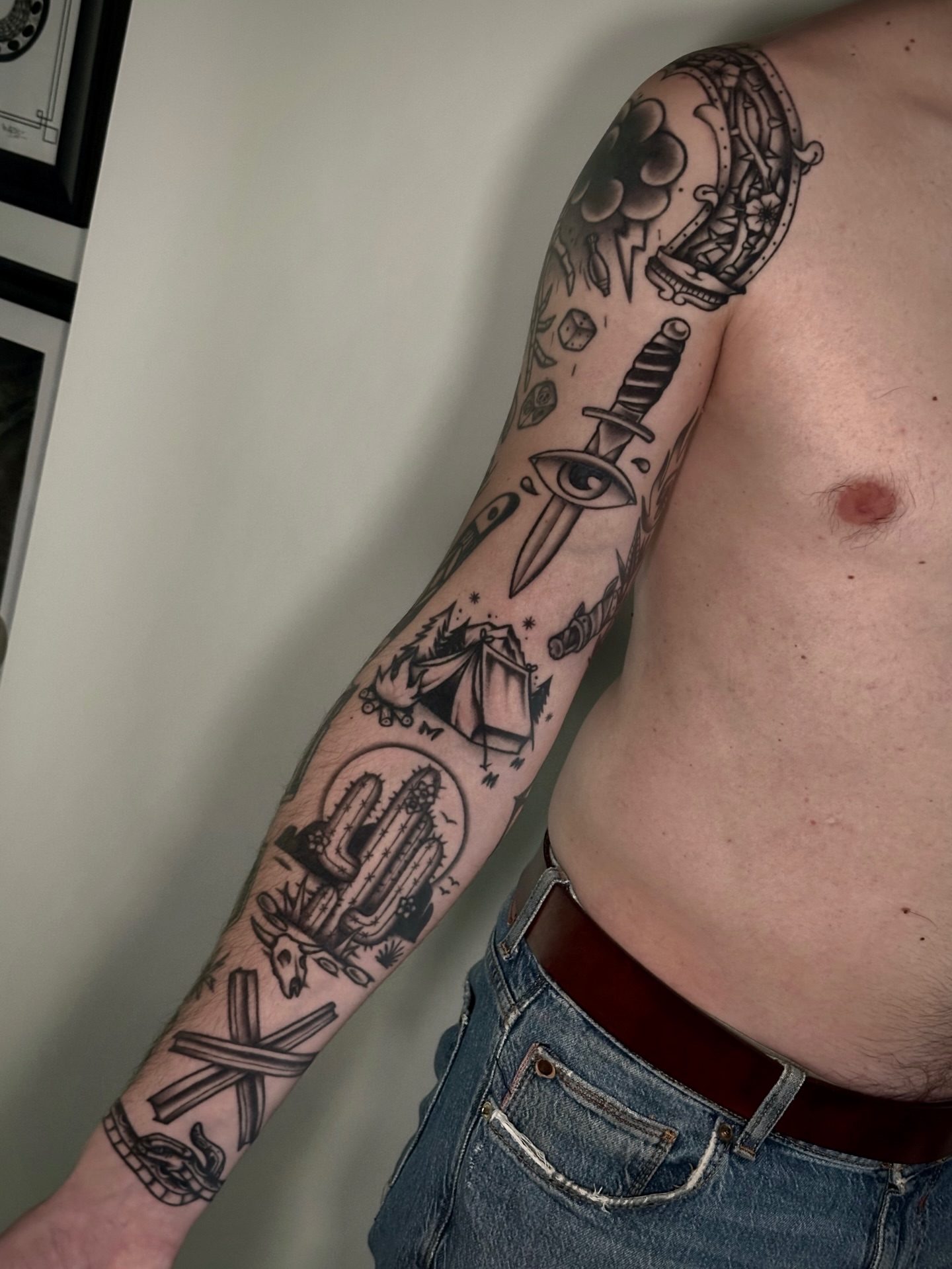 Tattoo by @tattookek โ surrealism