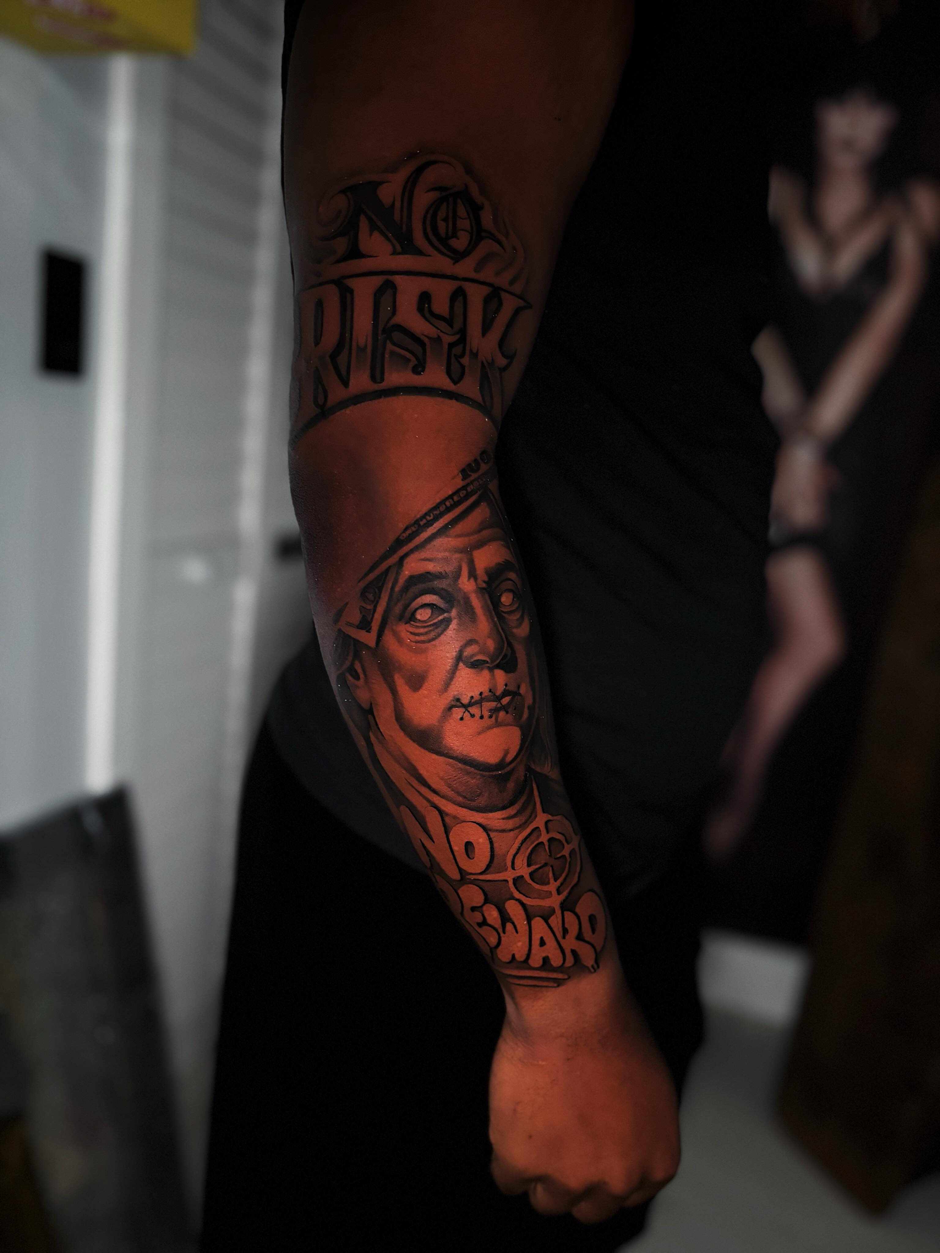 Tattoo by @crooksink — realism, dark_realism