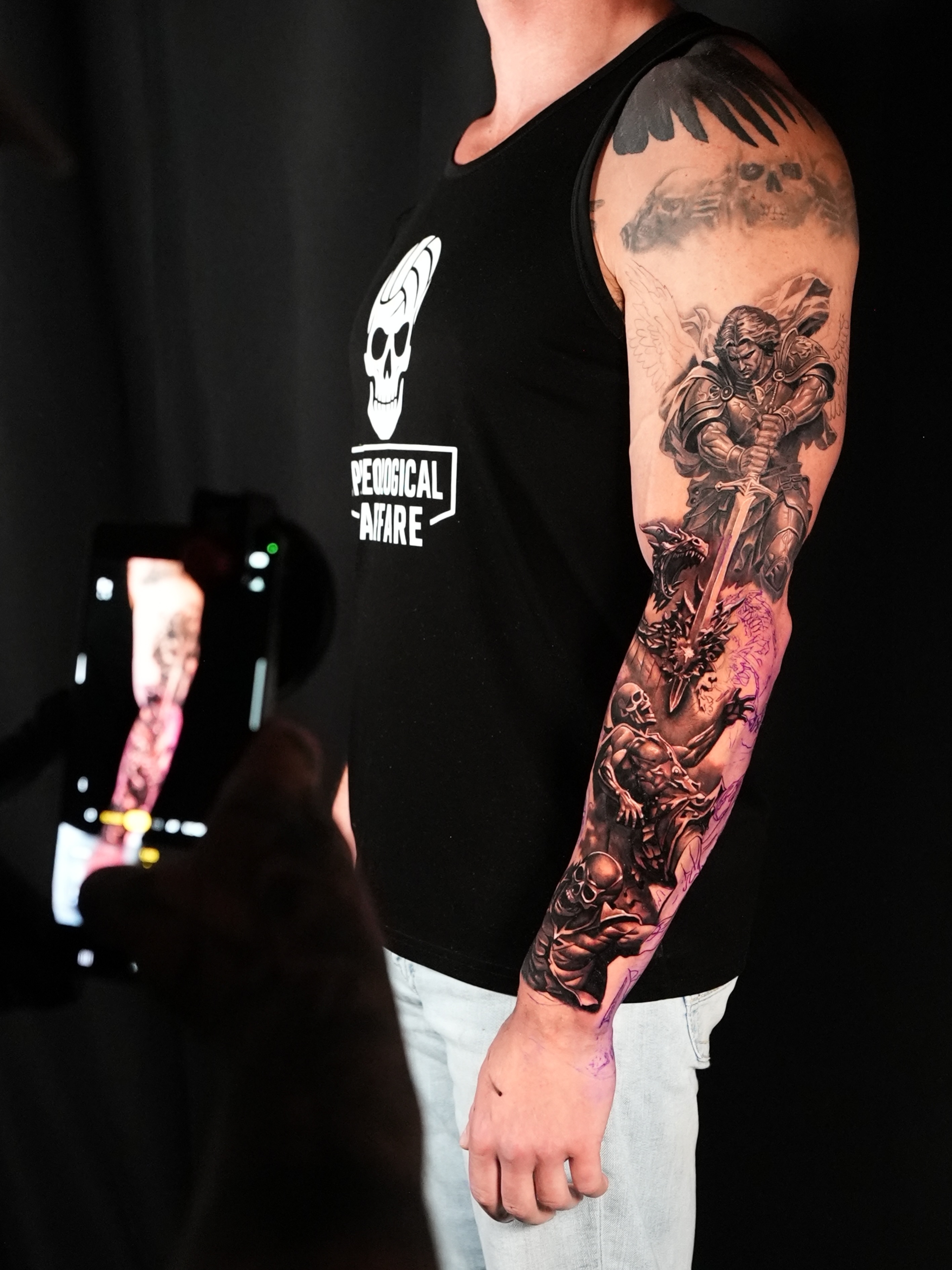 Tattoo by @jakeingersoll_sdt — black_and_grey
