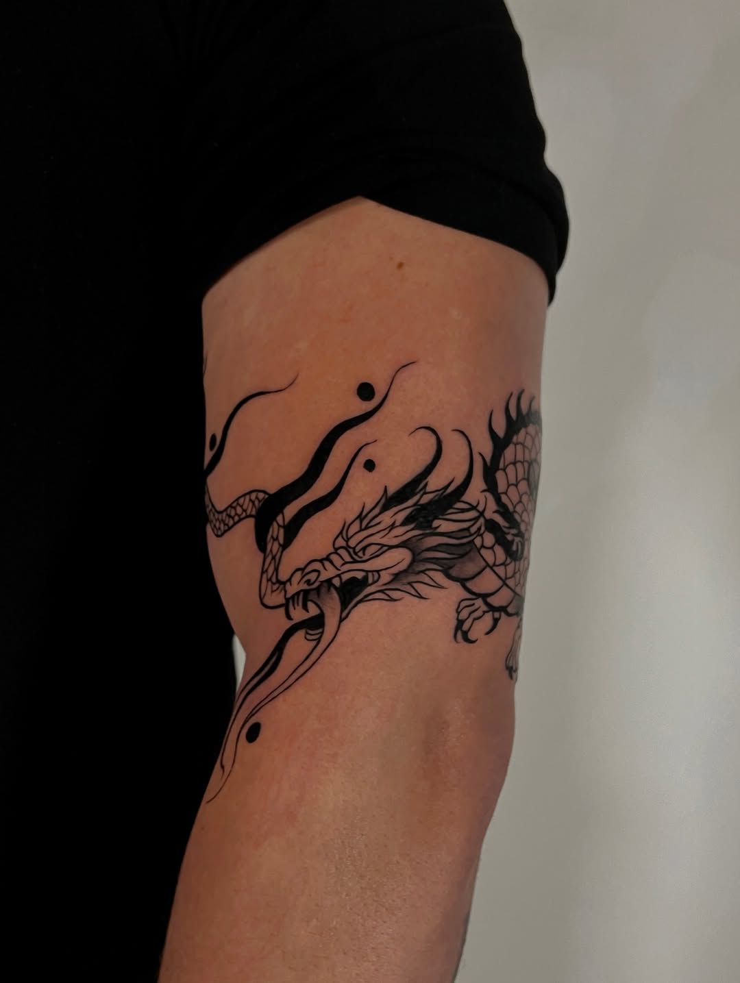 Tattoo by @rebel_milly — japanese_irezumi, black_and_grey