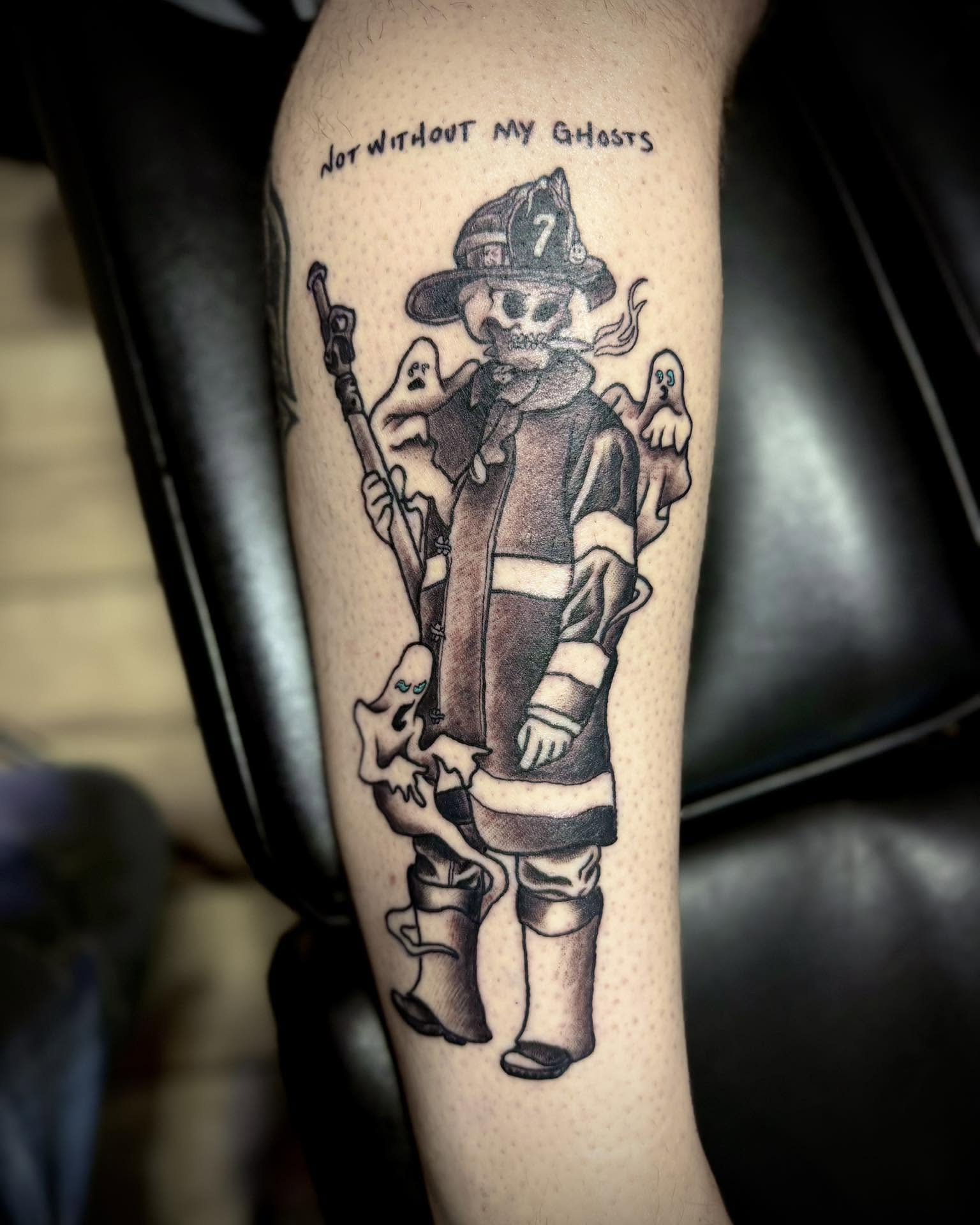 Tattoo by @tattoos_by_sean_michael — black_and_grey, realism